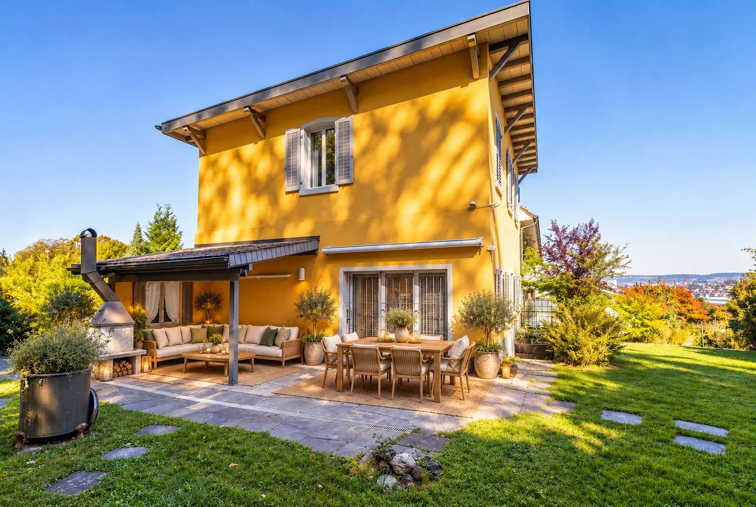 IDYLLE DE JARDIN À ZÜRICH-AFFOLTERN - Charmante maison de coin de 4,5 pièces dans un quartier calme