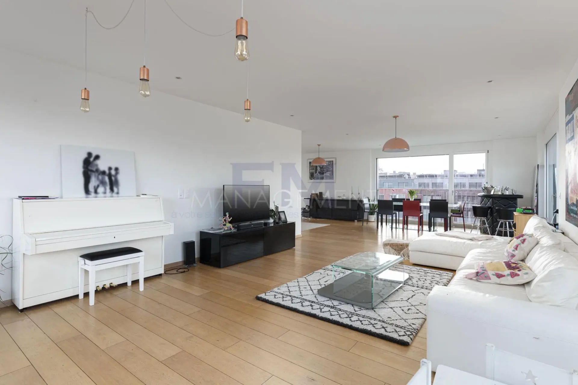Florissant/Malagnou Chemin du Velours, 5 pièces au 6ème étage, env 210m2 + terrasses et loggia