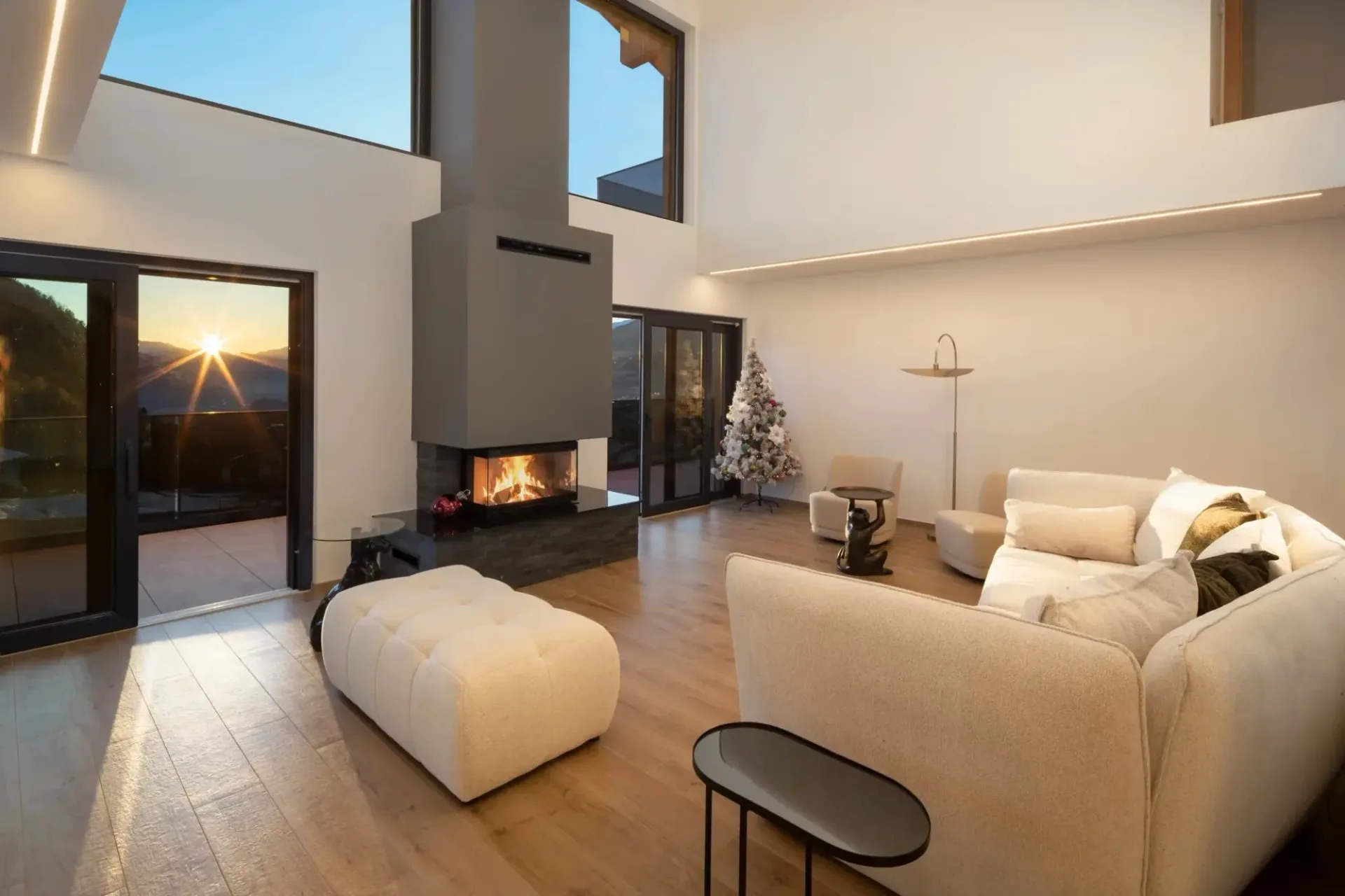 Modern chalet in Crans-Montana with breathtaking views