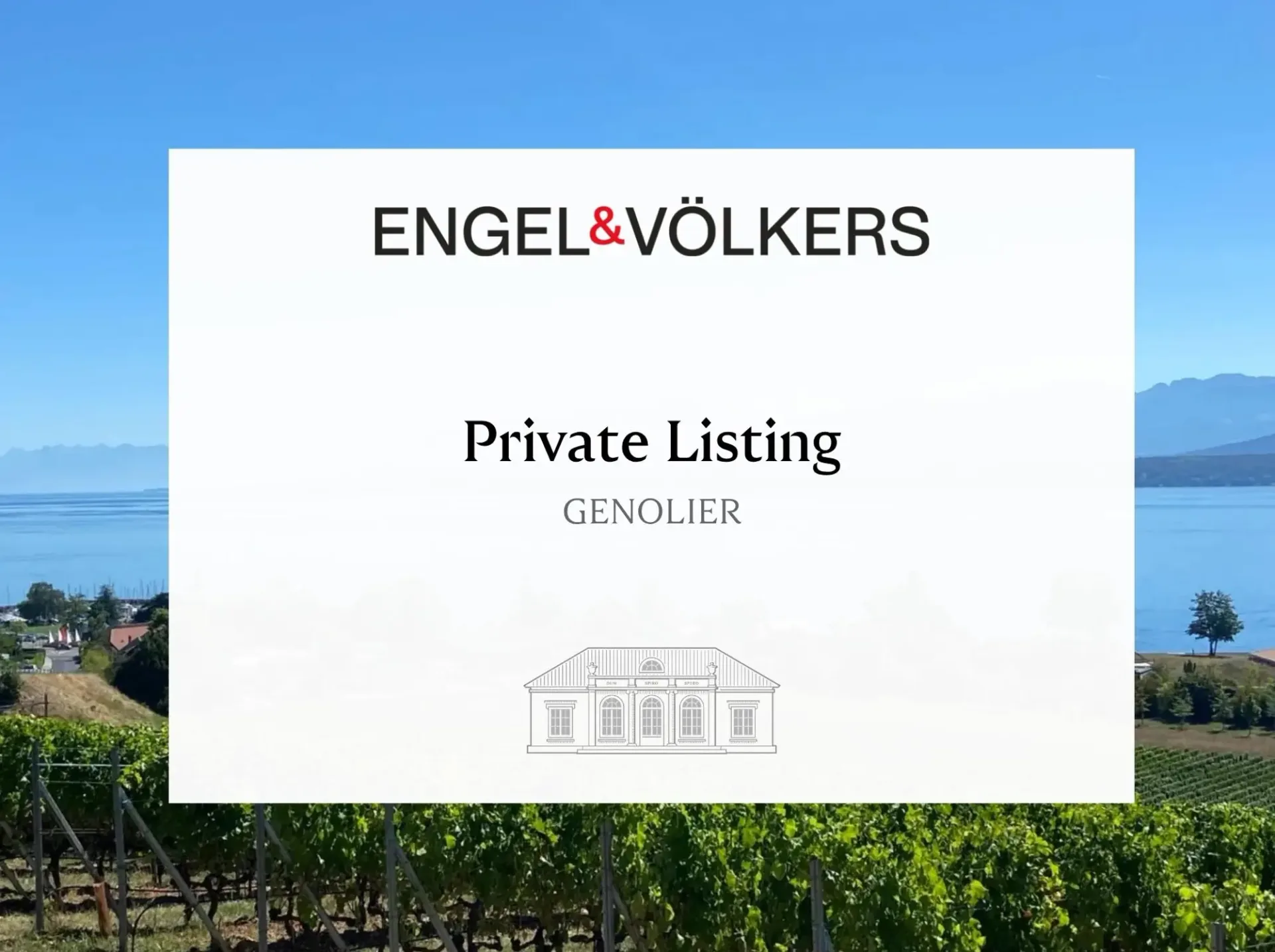 Exceptional property combining panoramic views, intimacy and performance
