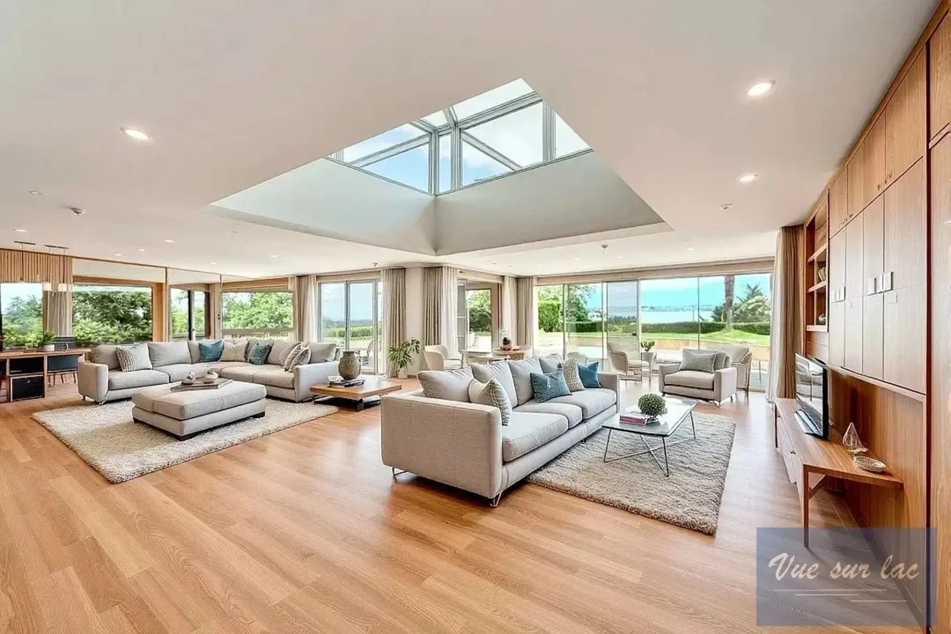 Penthouse der Luxusklasse in Tannay, mit Blick auf den Genfersee und die Alpen