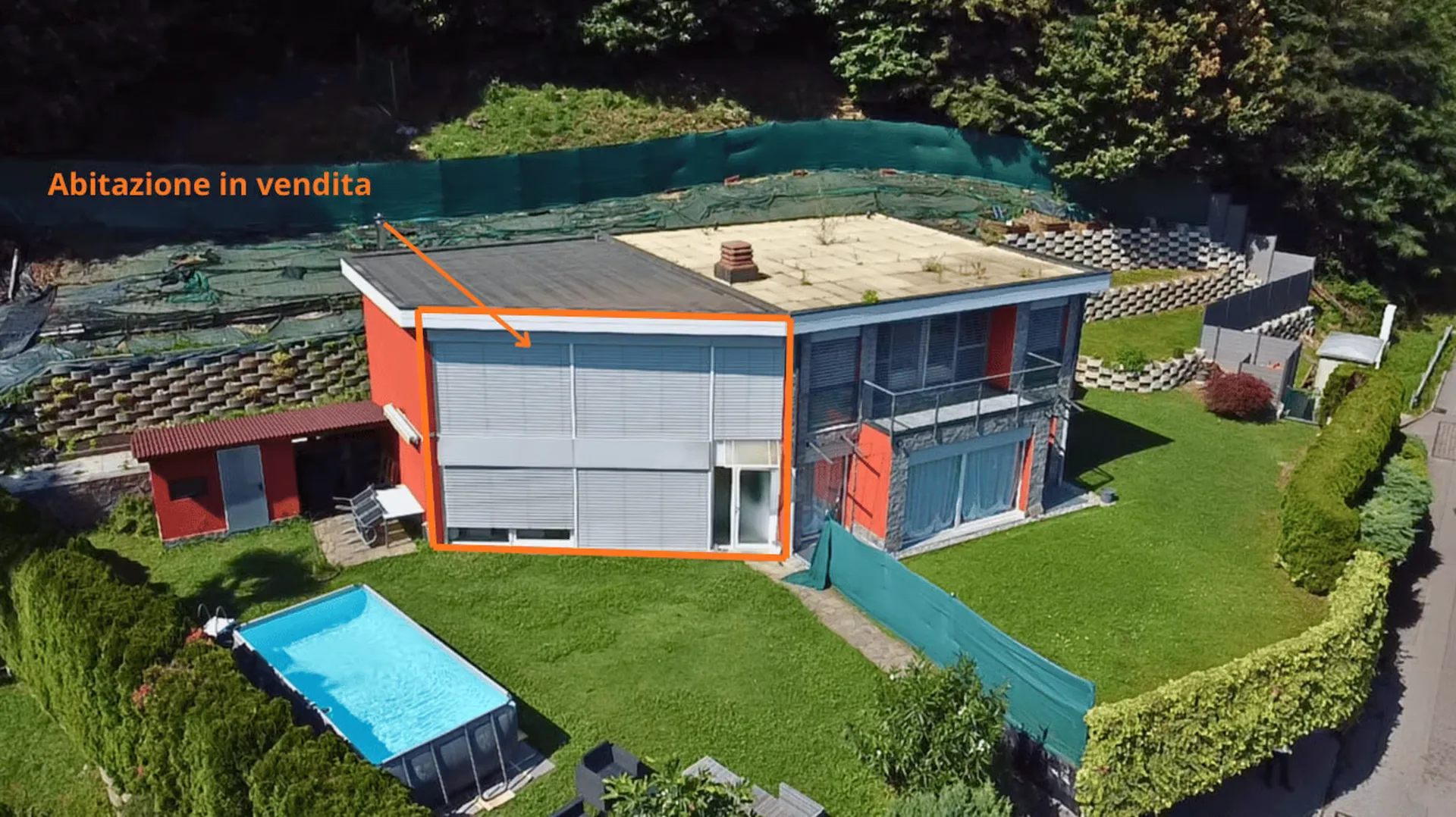Duplex indipendente con vista lago a Ponte Tresa