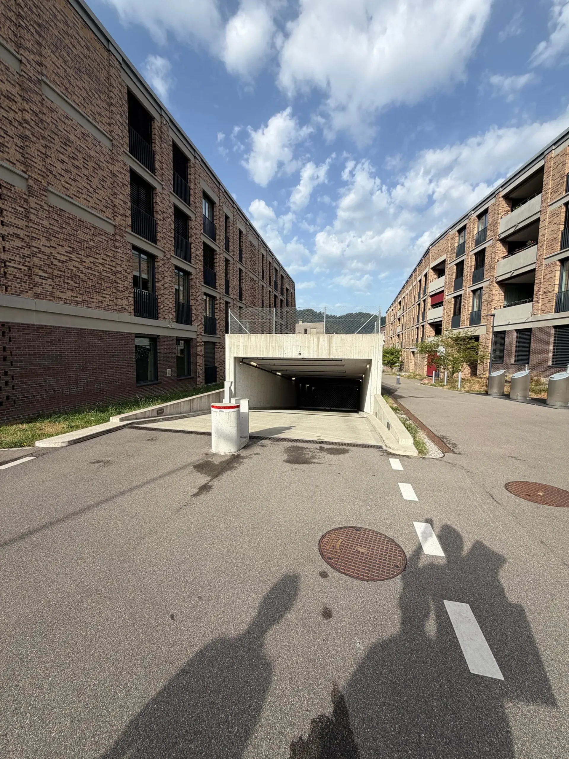 Parking space in a modern residential complex in Adliswil