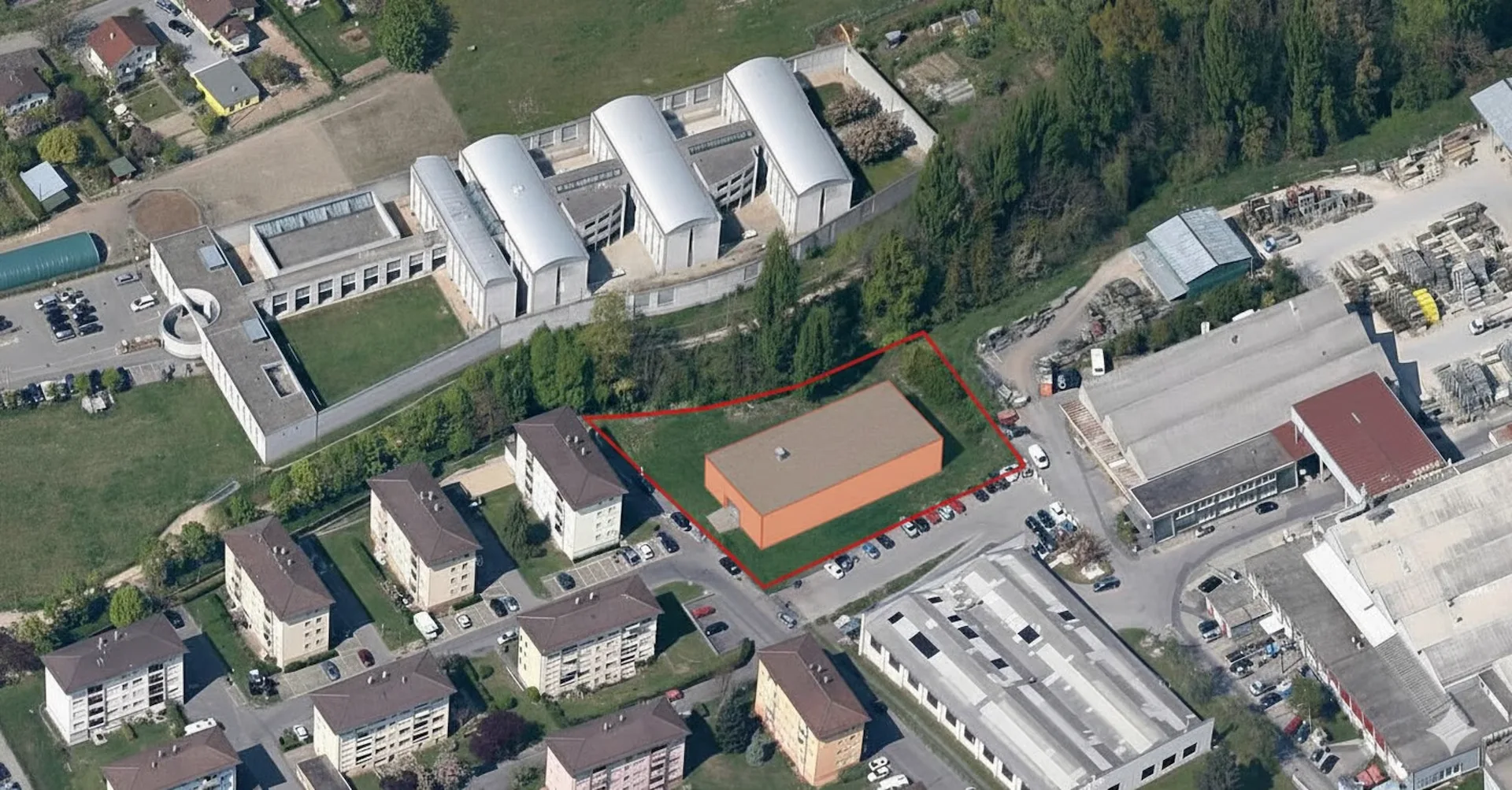 LETZTE INDUSTRIELLE FLÄCHEN ZUM MIETEN IN DENGES
