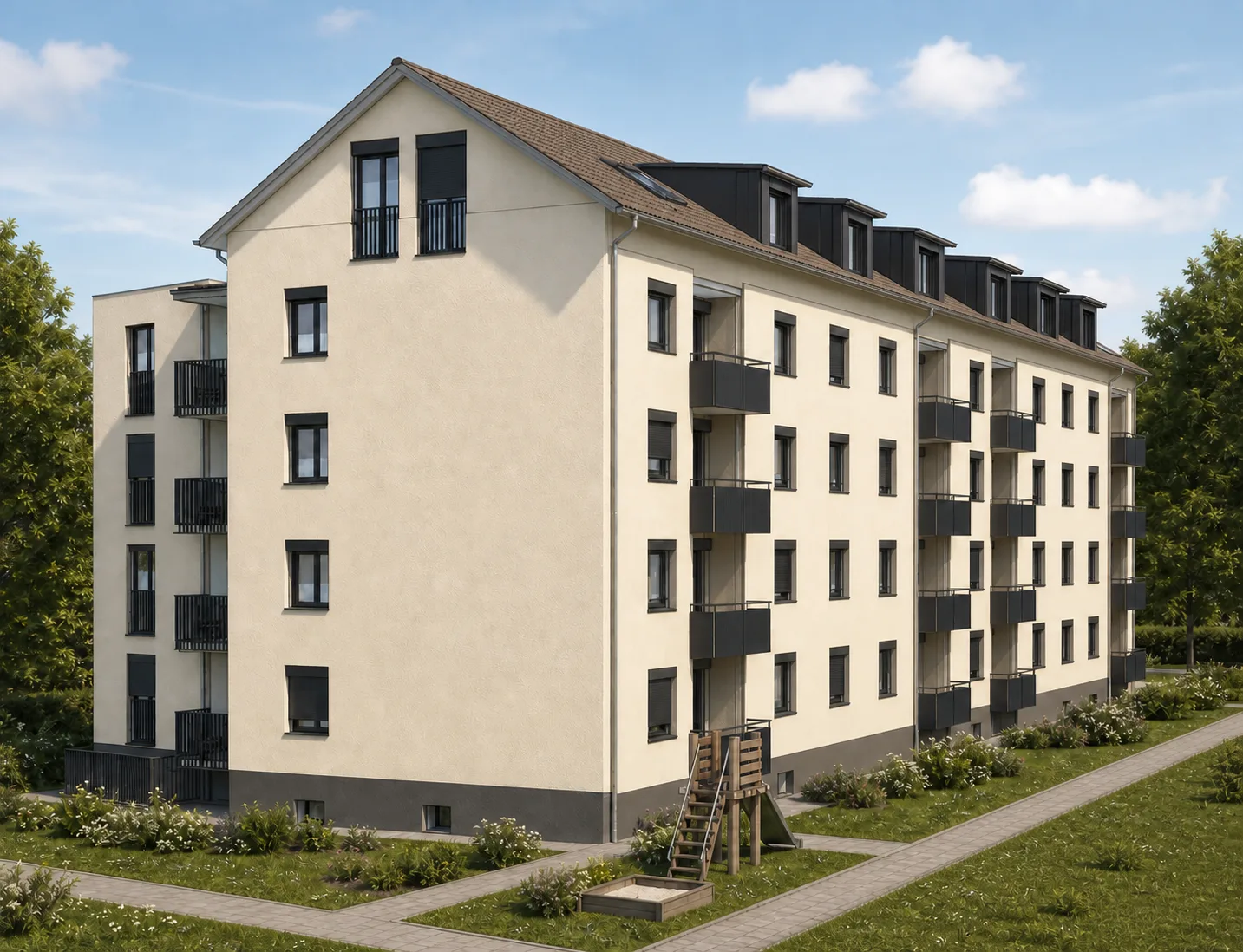 Totalsanierte 3.5-Zimmer Maisonettewohnung mit Balkon in Winterthur