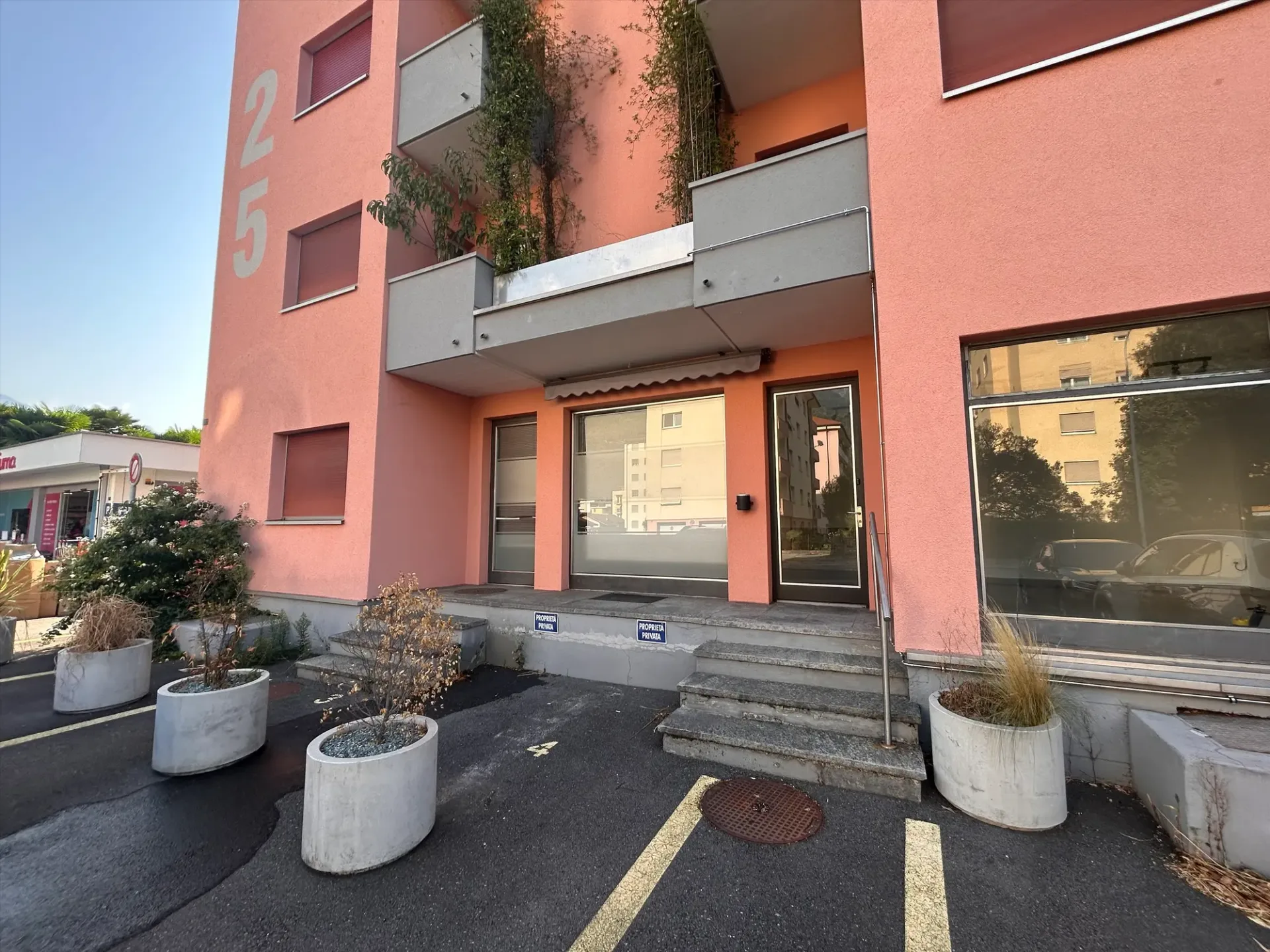 We rent a commercial property