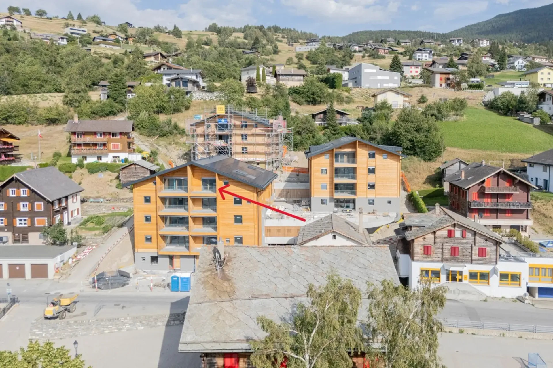 2.5-Zimmer-Dachwohnung zur Miete (Erstbezug): Neubau in Bürchen