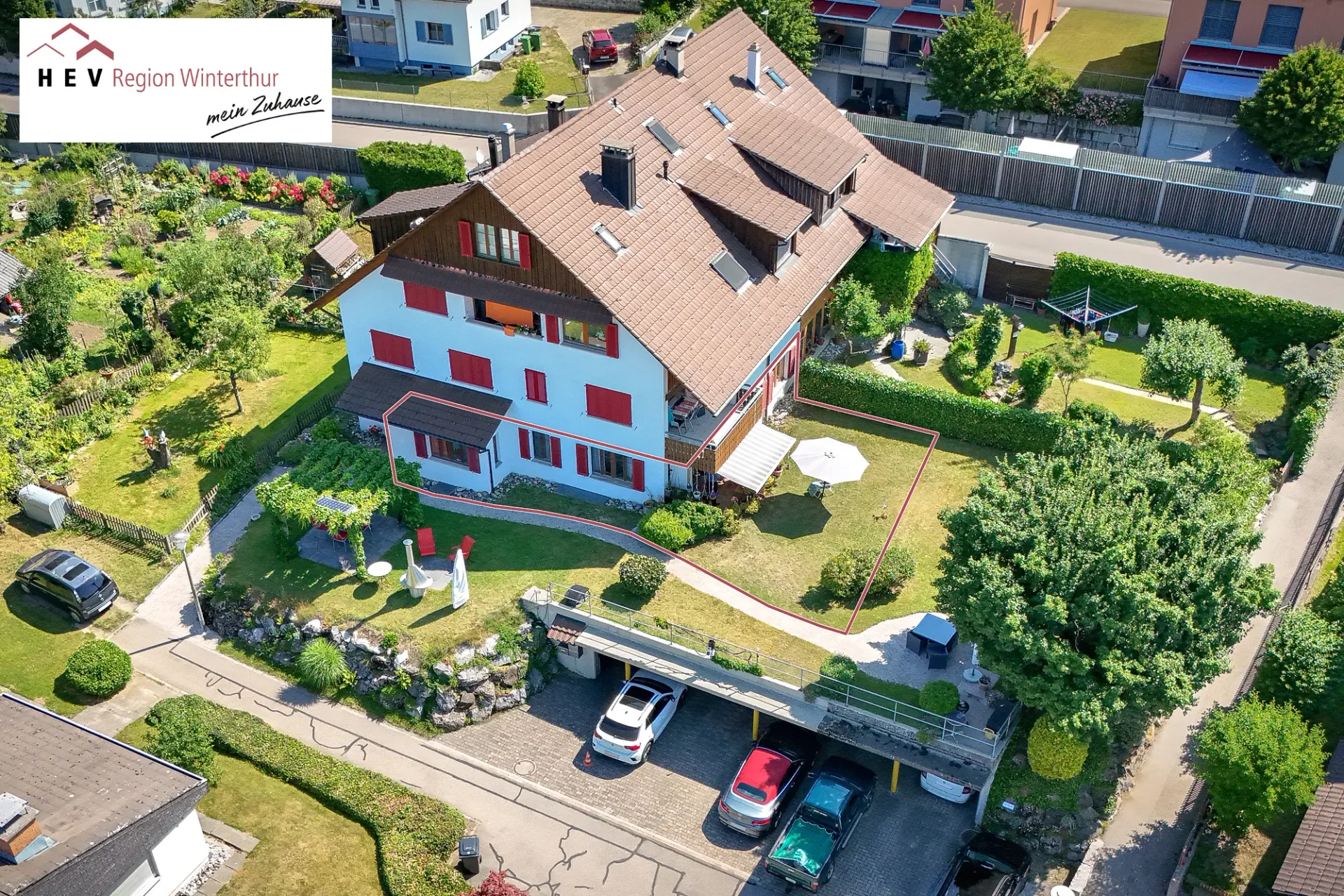 Gartenwohnung zwischen Winterthur und Zürich