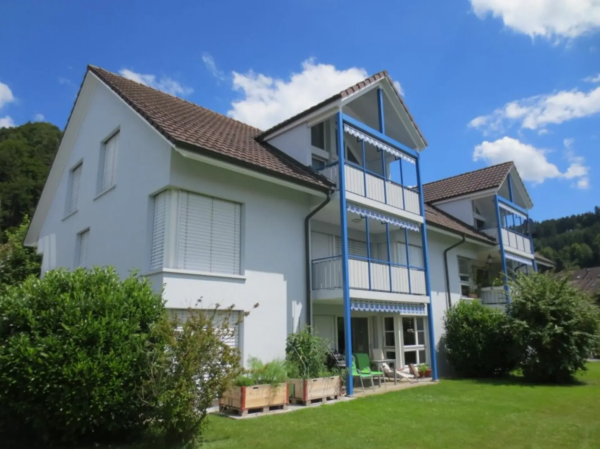 4.5 Zimmer-Parterrewohnung mit Blick ins Grüne