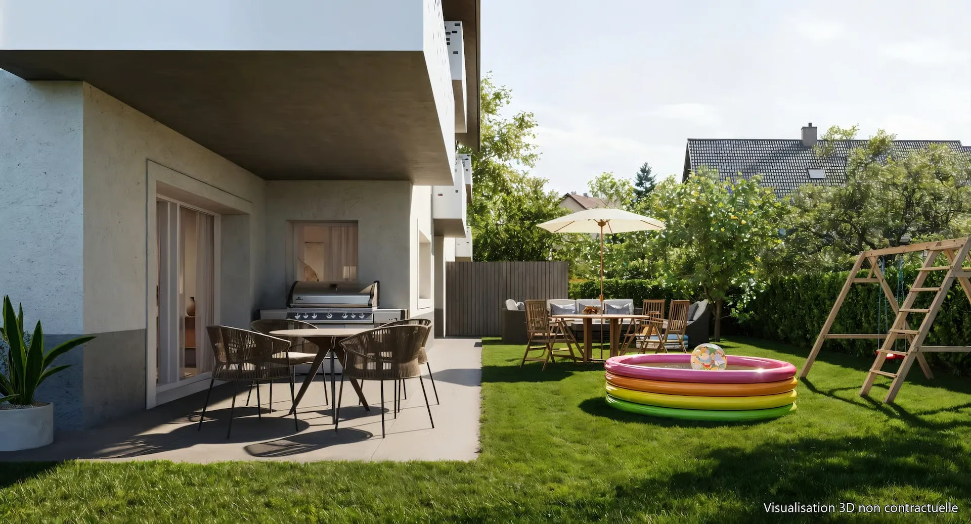 Appartement NEUF avec jardin privatif