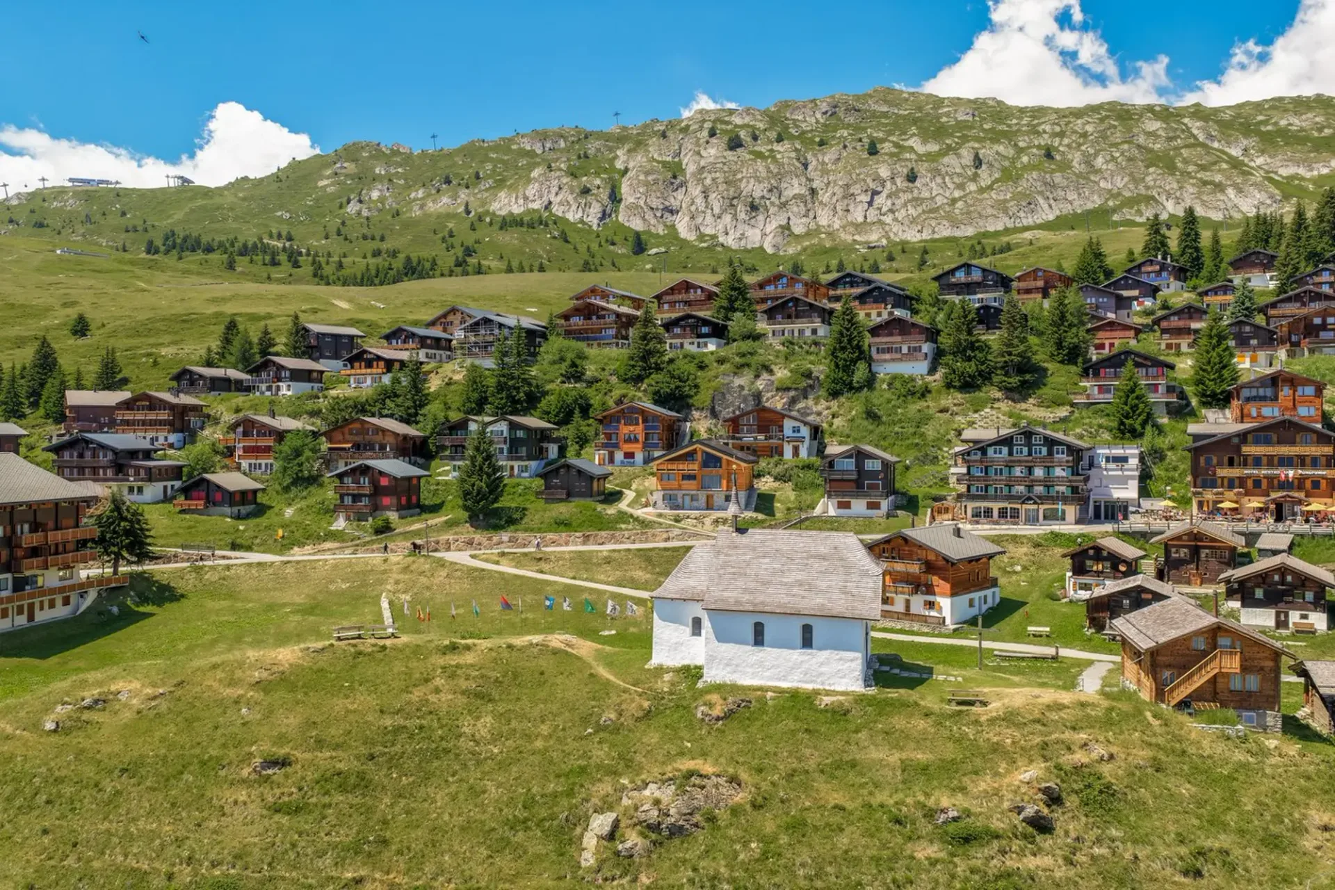 Stilvolle 2,5 Zimmer Wohnung mit Sonnenterrasse im Herzen der Bettmeralp