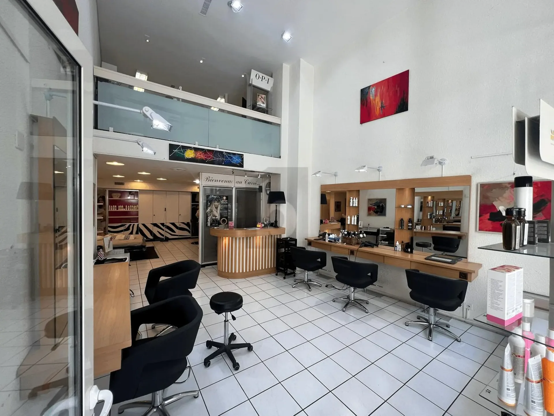 Friseursalon in der Altstadt
