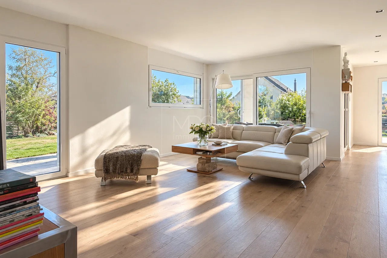 Einzigartige contemporary Villa mit freiem Blick in Villeneuve (FR)