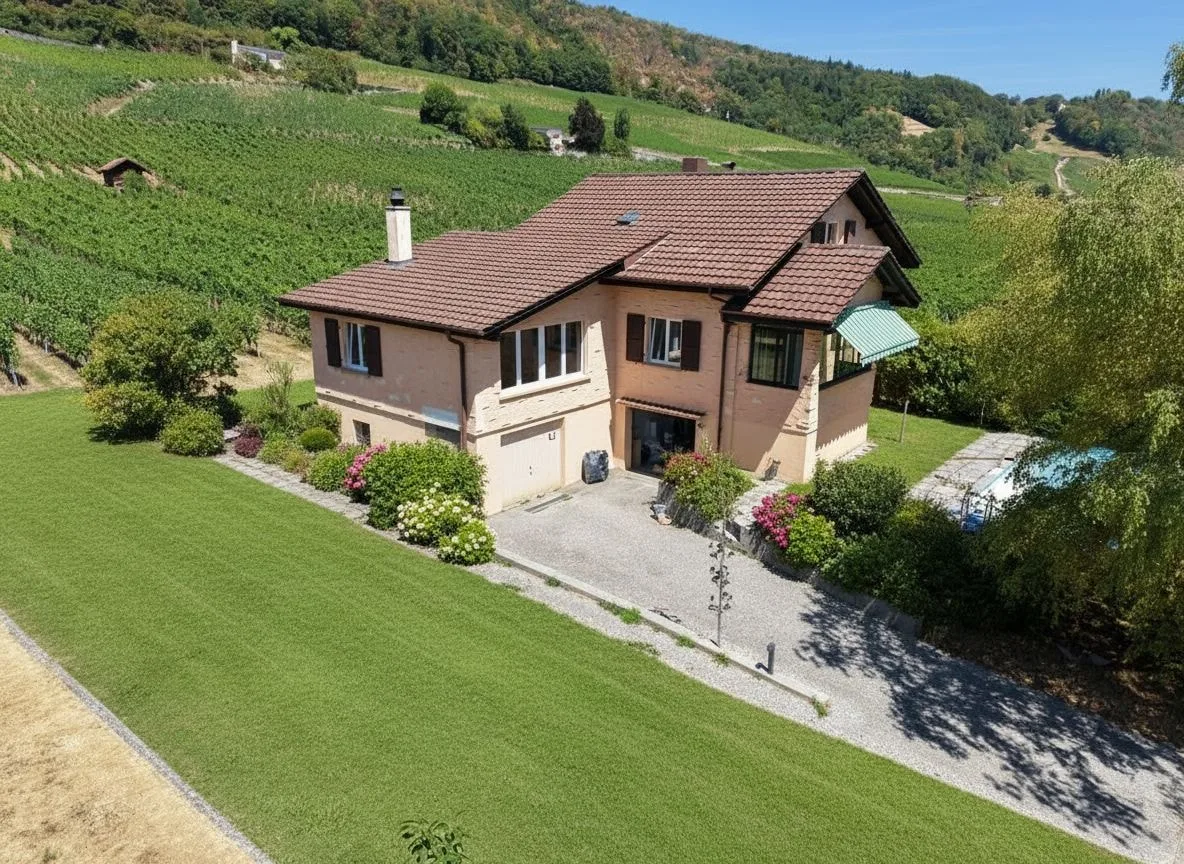 Villa familiale entièrement rénovée au bord des vignes