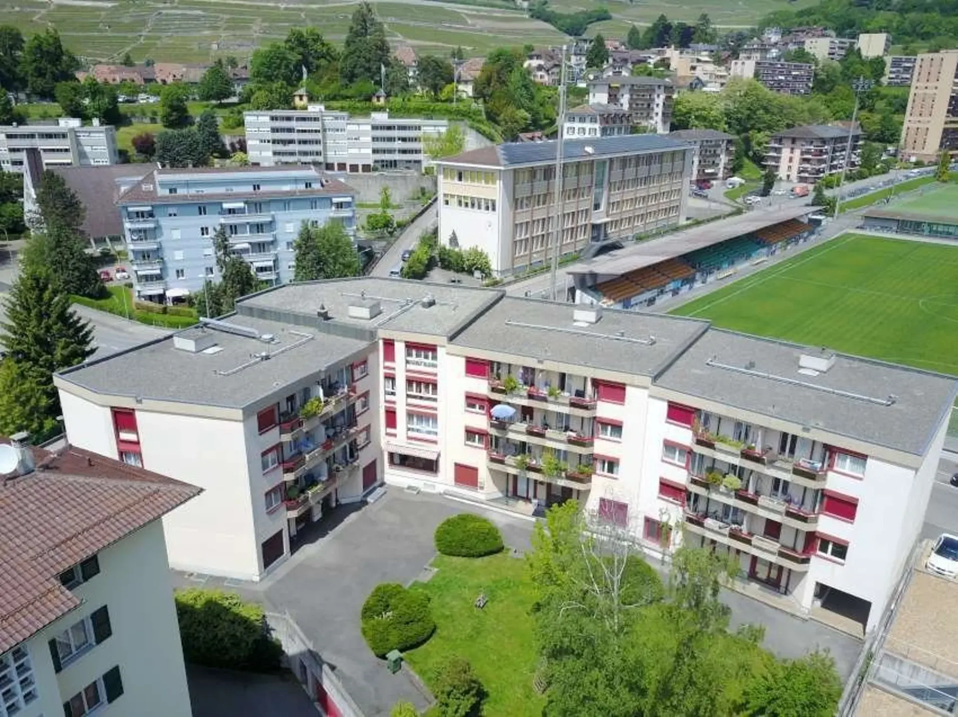 In der Nähe von Stadtzentrum und CFF-Bahnhof