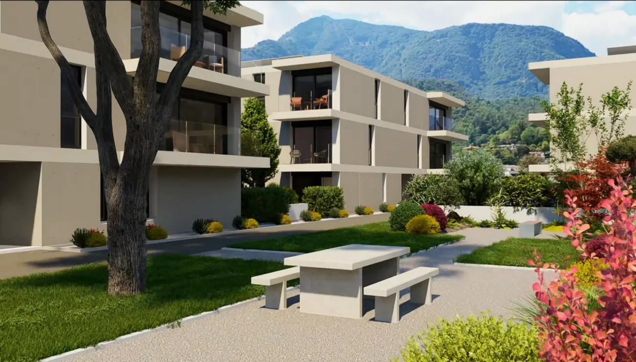 Generoso 3.5 locali con grande terrazza in zona tranquilla