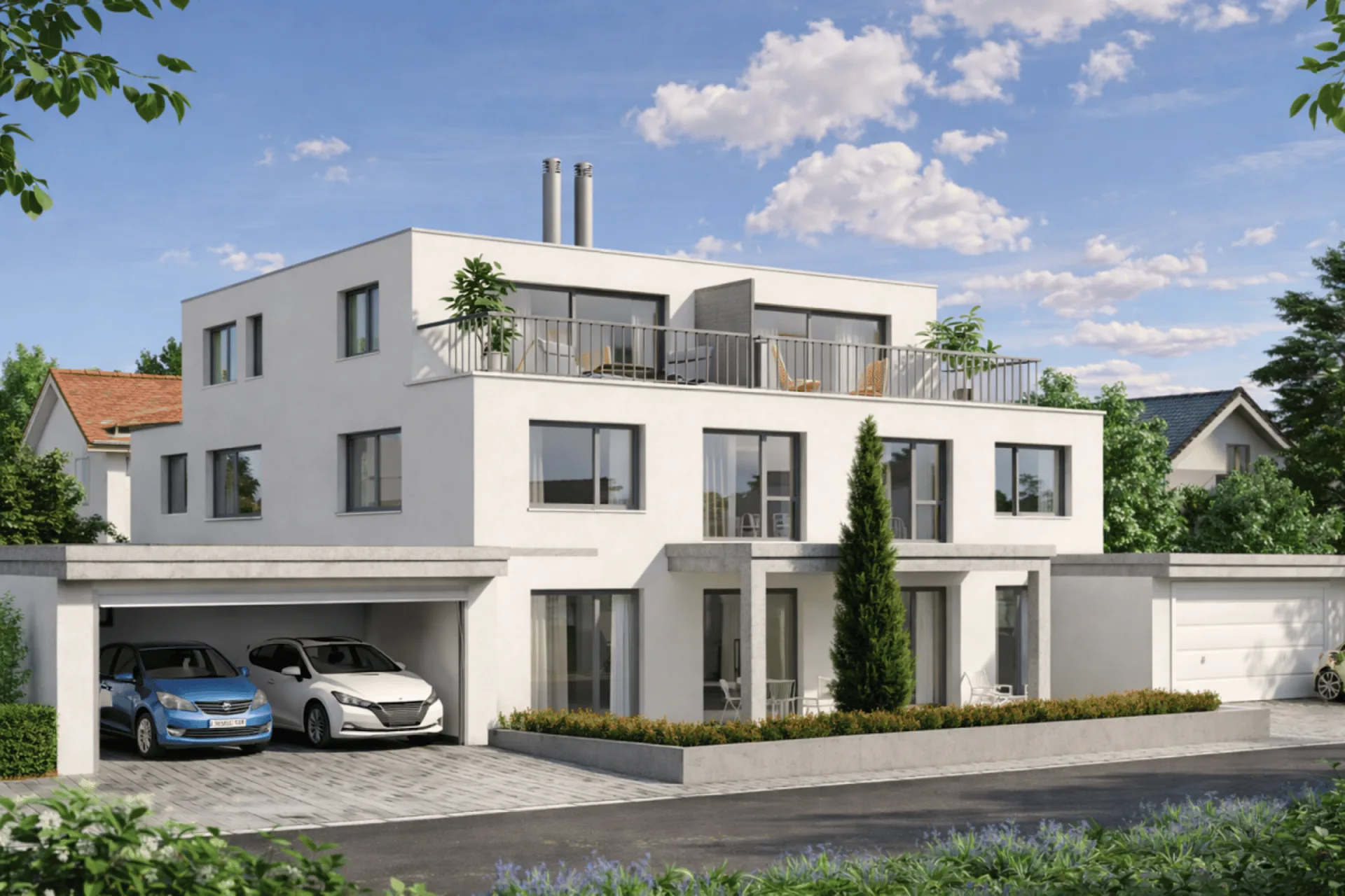 Doppeleinfamilienhaus SÜD (Neubau)