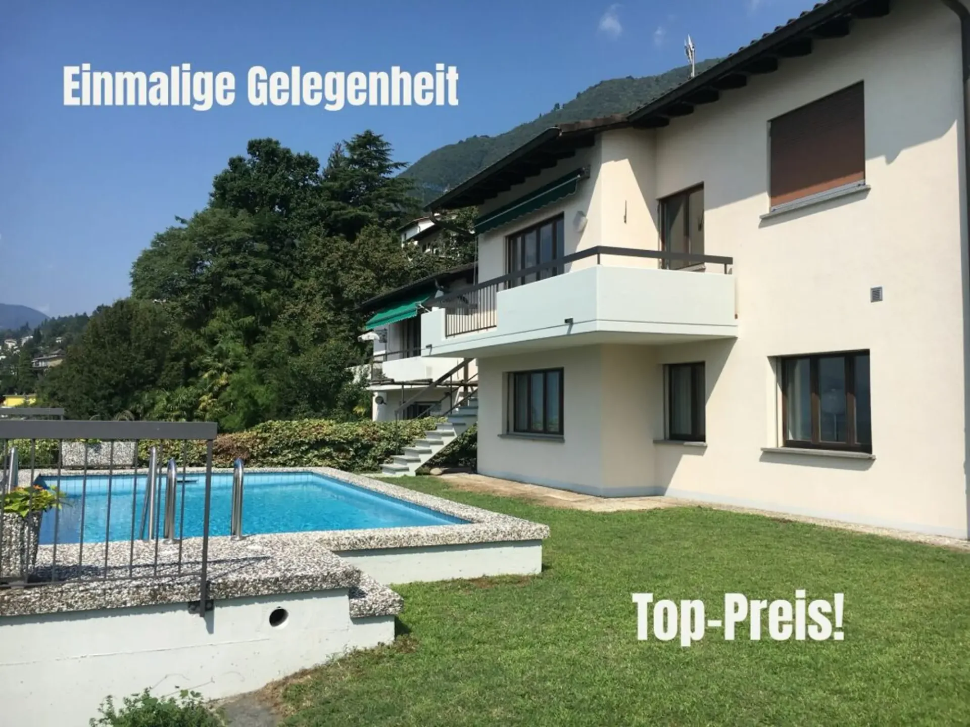 Wunderschönes 8,5-Zimmer-Doppelhaus mit Schwimmbad und atemberaubender Aussicht