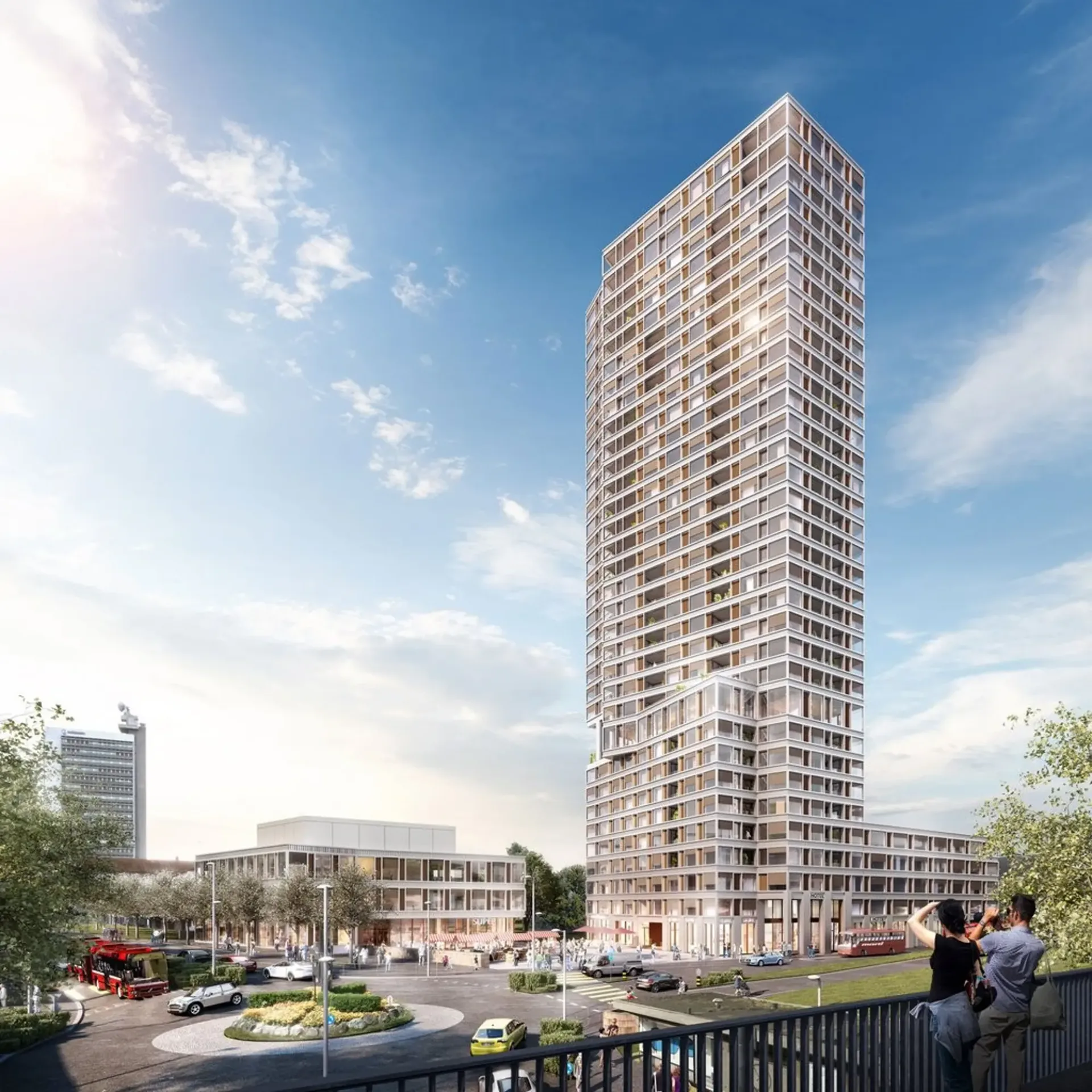 Wohnen über Bern im Bäretower