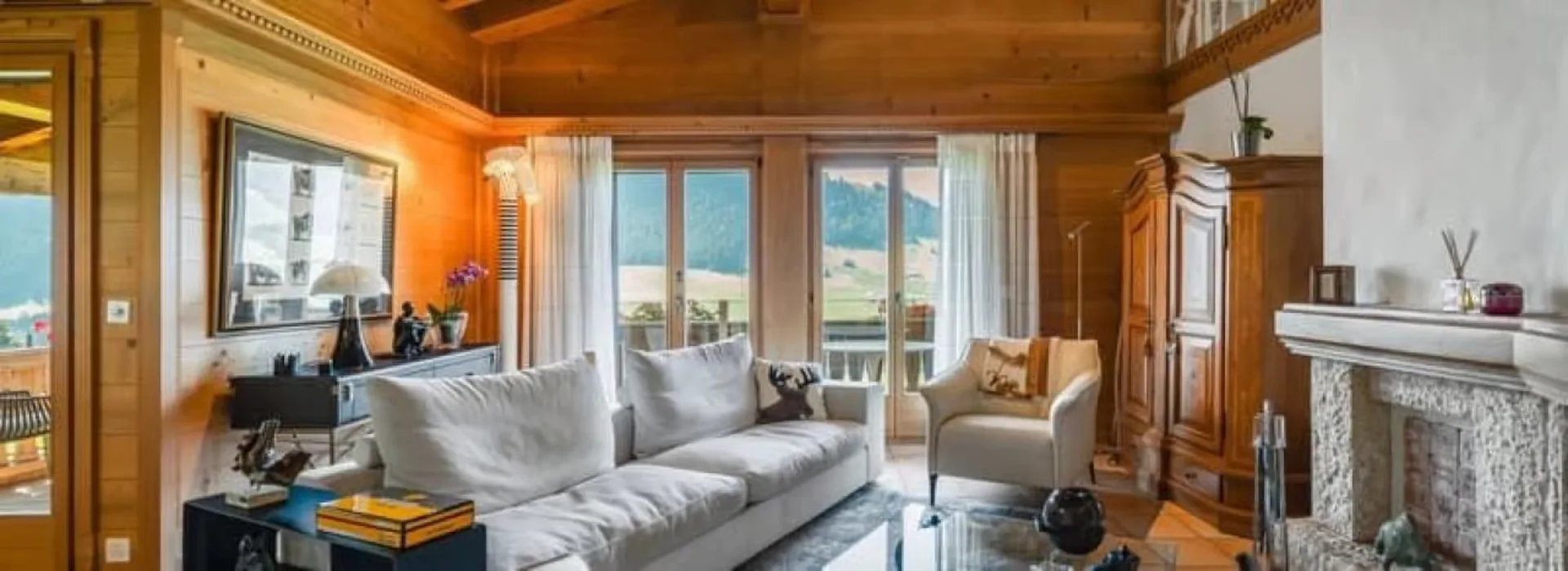 Prächtige 5.5-Zimmer-Wohnung mit Panoramablick auf die Alpen - Château-d'Oex