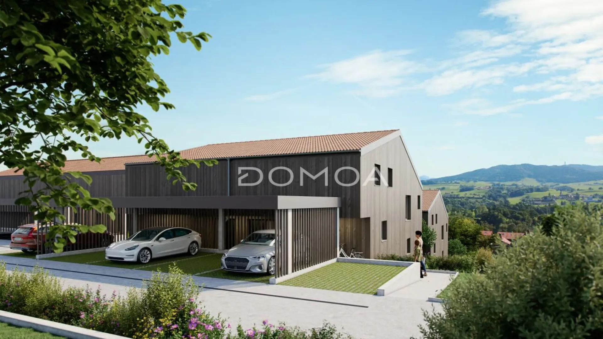 Neue Promotion in Autigny - 4 Semi-Detached Villen mit hohem Standard (5,5 Zimmer)