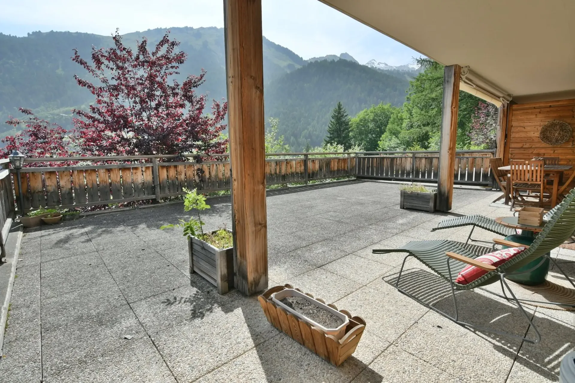 Gemütliche 2.5-Zimmer-Wohnung mit großer Terrasse in Ovronnaz/VS