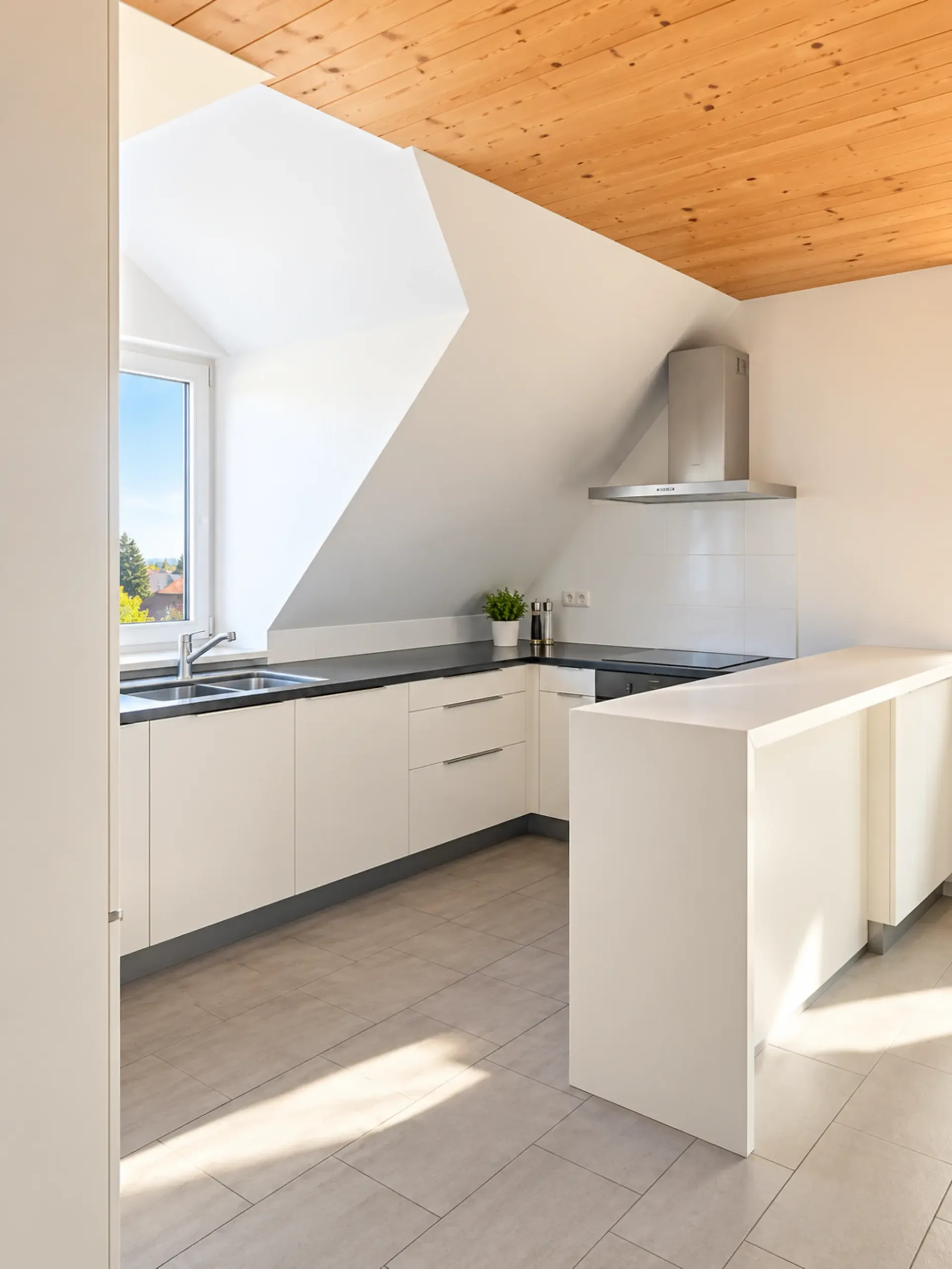 Charmante Duplex-Wohnung mit Dachterrasse in Nidau