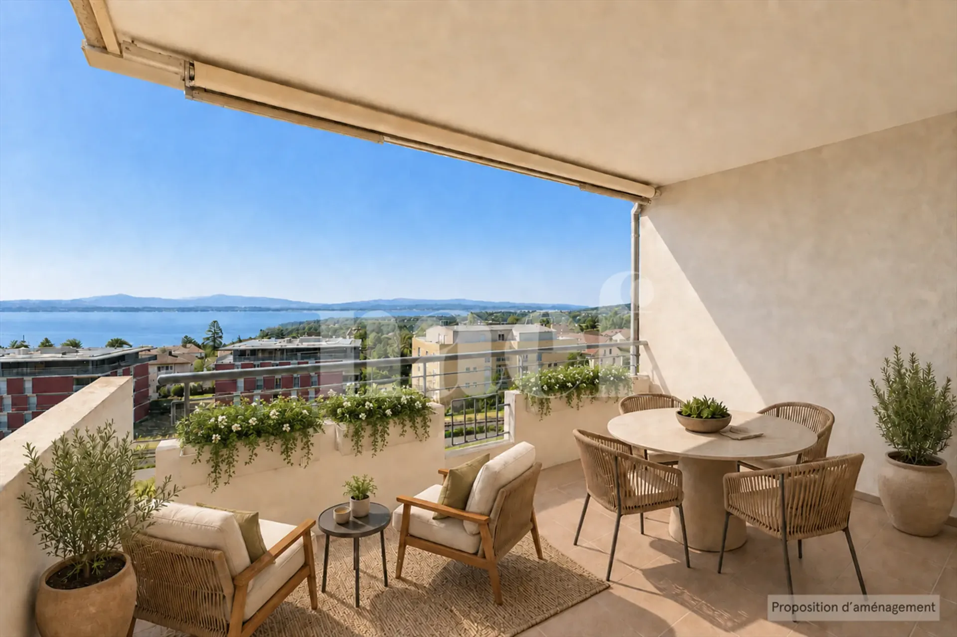 Ihr erstes Apartment bietet einen Blick auf den See