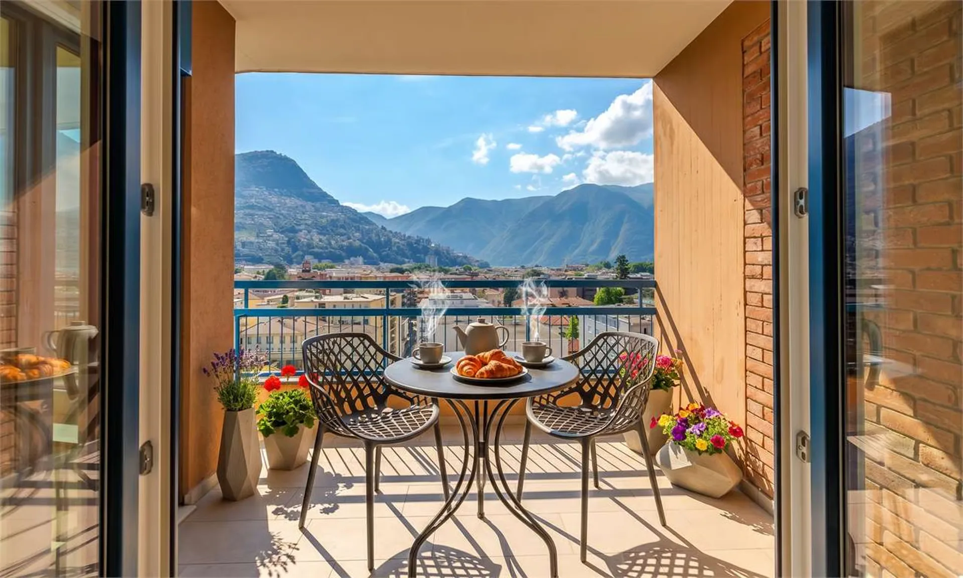 Zweithaus in Lugano mit Seeblick