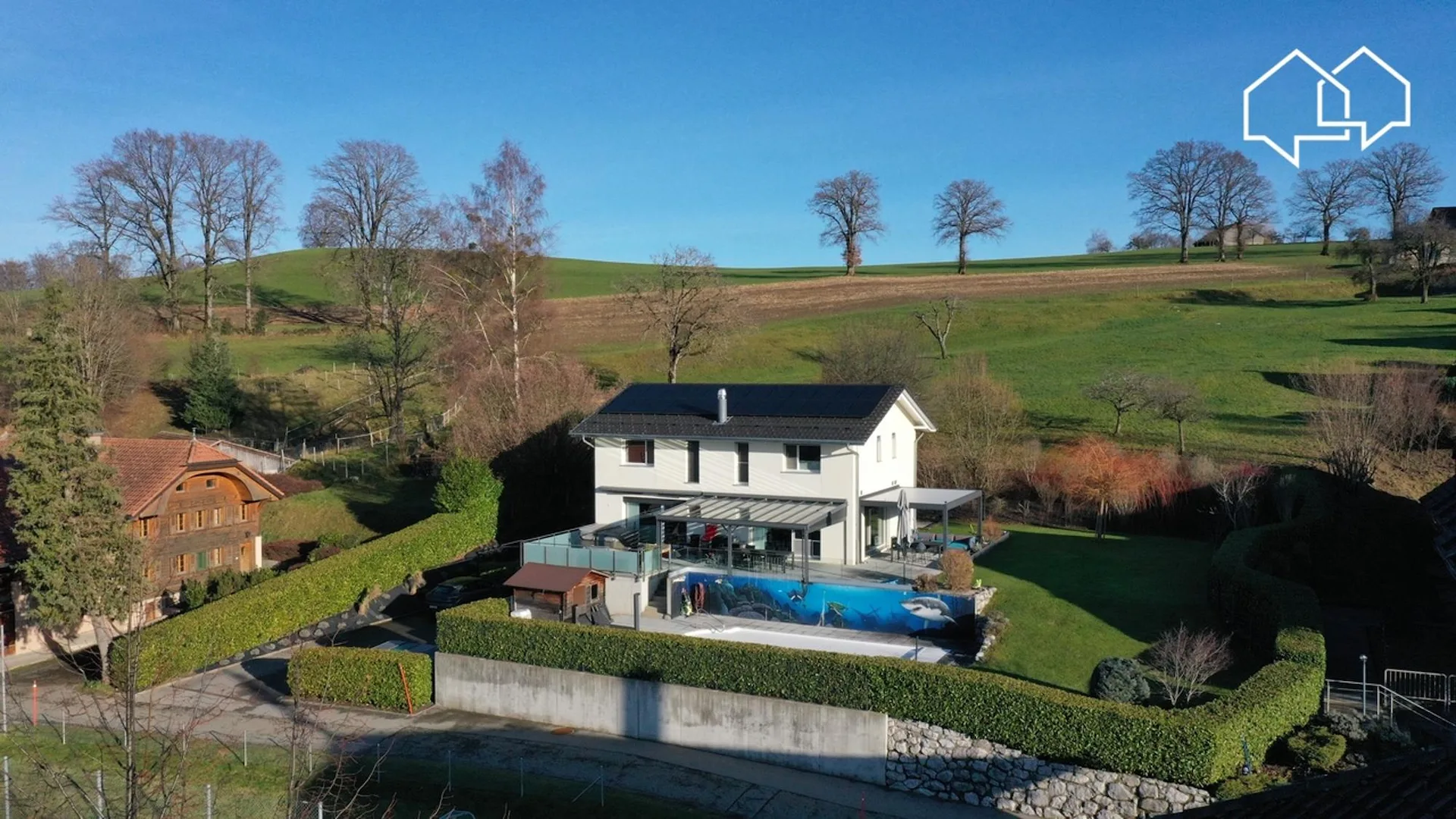 Villa moderne de 2 logements sur une parcelle de 1400m²
