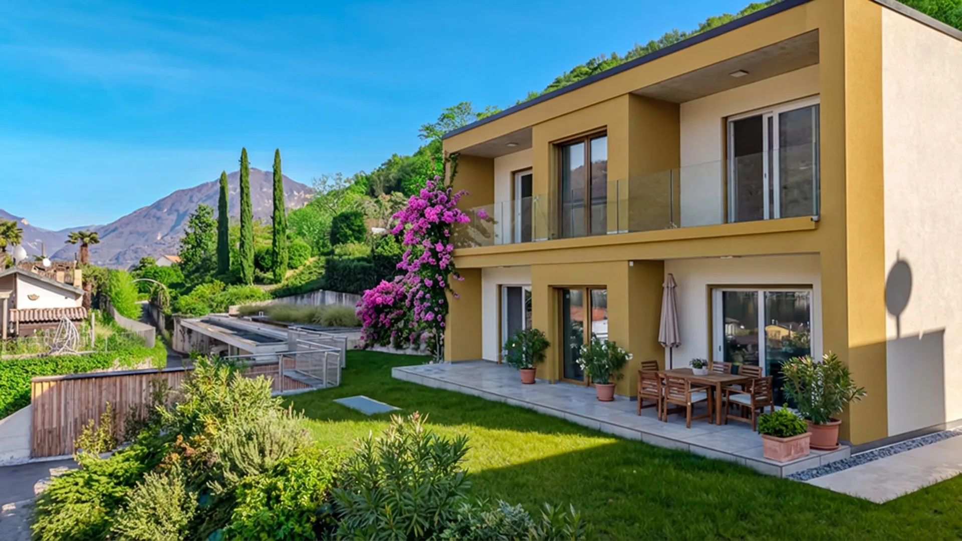 STUPENDO 4.5 CON GIARDINO E VISTA LAGO A BRUSINO ARSIZIO