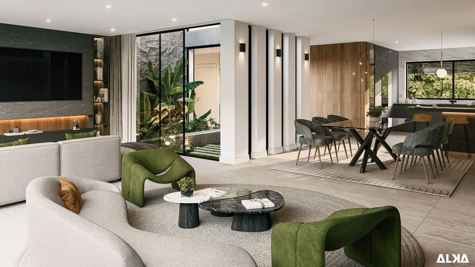 Malagnou166 | 4 contemporary residences in Conches