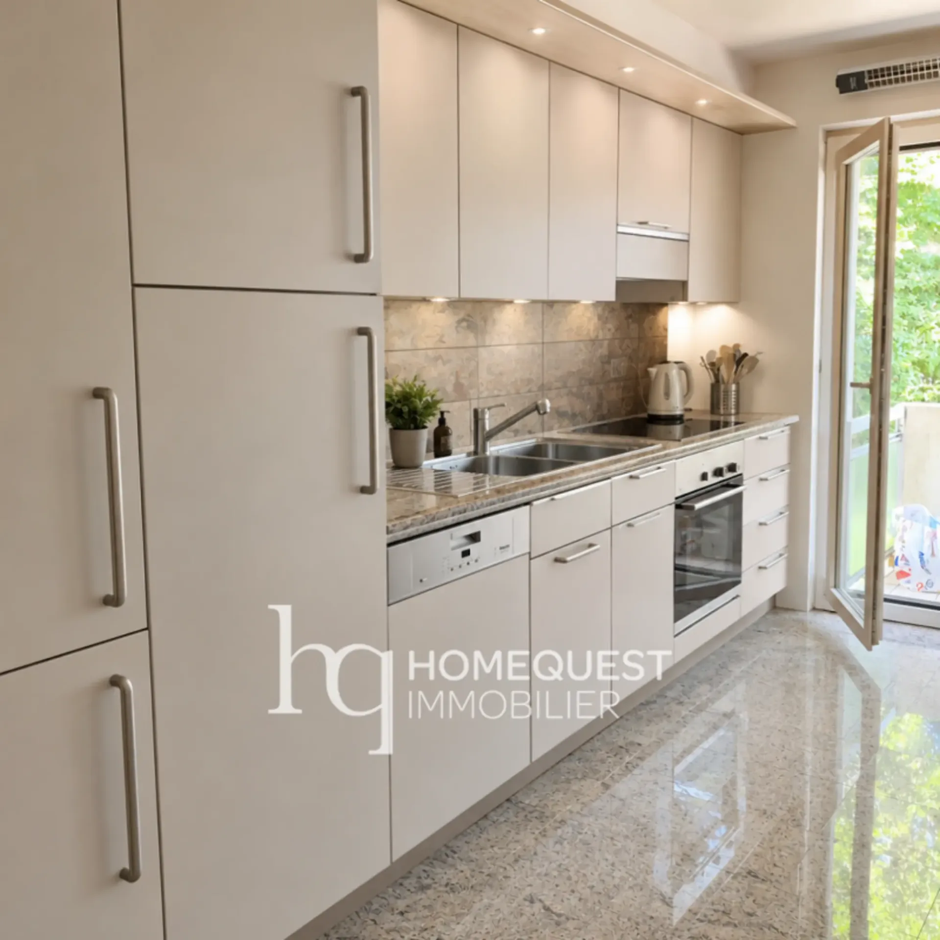 Appartement lumineux de 72 m² avec balcon plein sud, garage-box et potentiel de transformation en 3 pièces, dans un environnement résidentiel recherché à Pully.