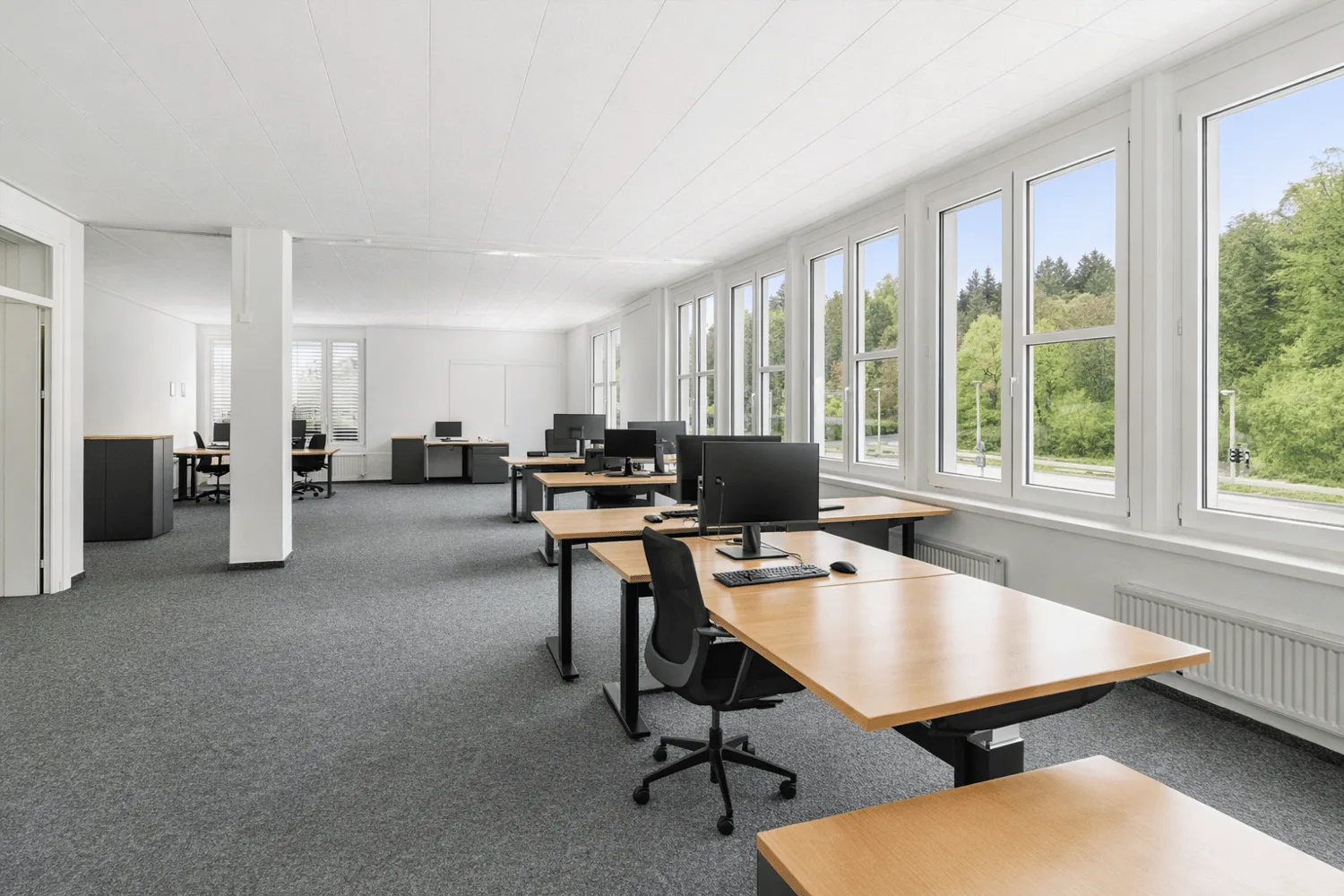 Flexible Bürofläche mit 206 m² in Dietikon - Bezugsbereit, gut erschlossen und flexibel erweiterbar