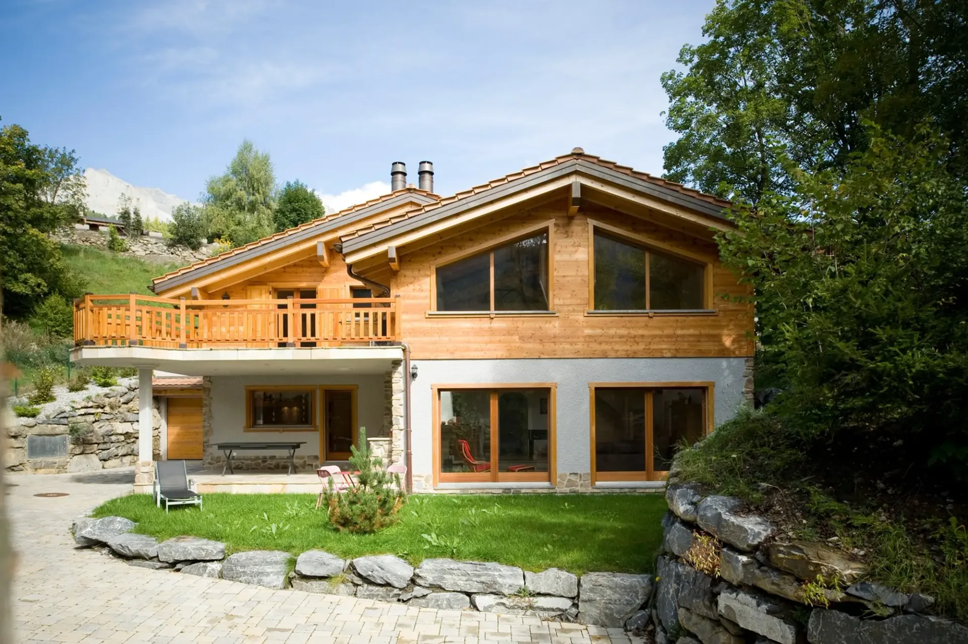 Ein ruhiger Hort inmitten der Natur - Luxuschalet ohne Sicht