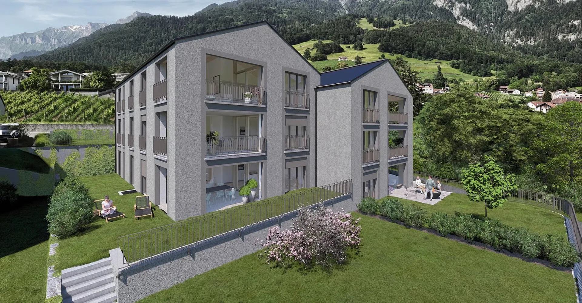 Malans - 5.5-room garden apartment