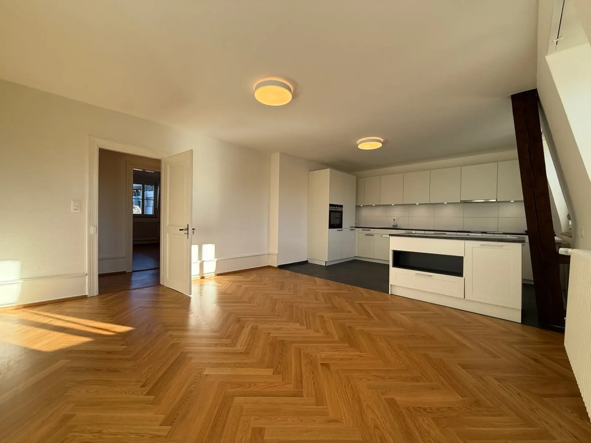 Traumhafte 5.5-ZimmerDACHwohnung mit riesiger Terrasse (60m2) an zentraler Lage (Altbau)