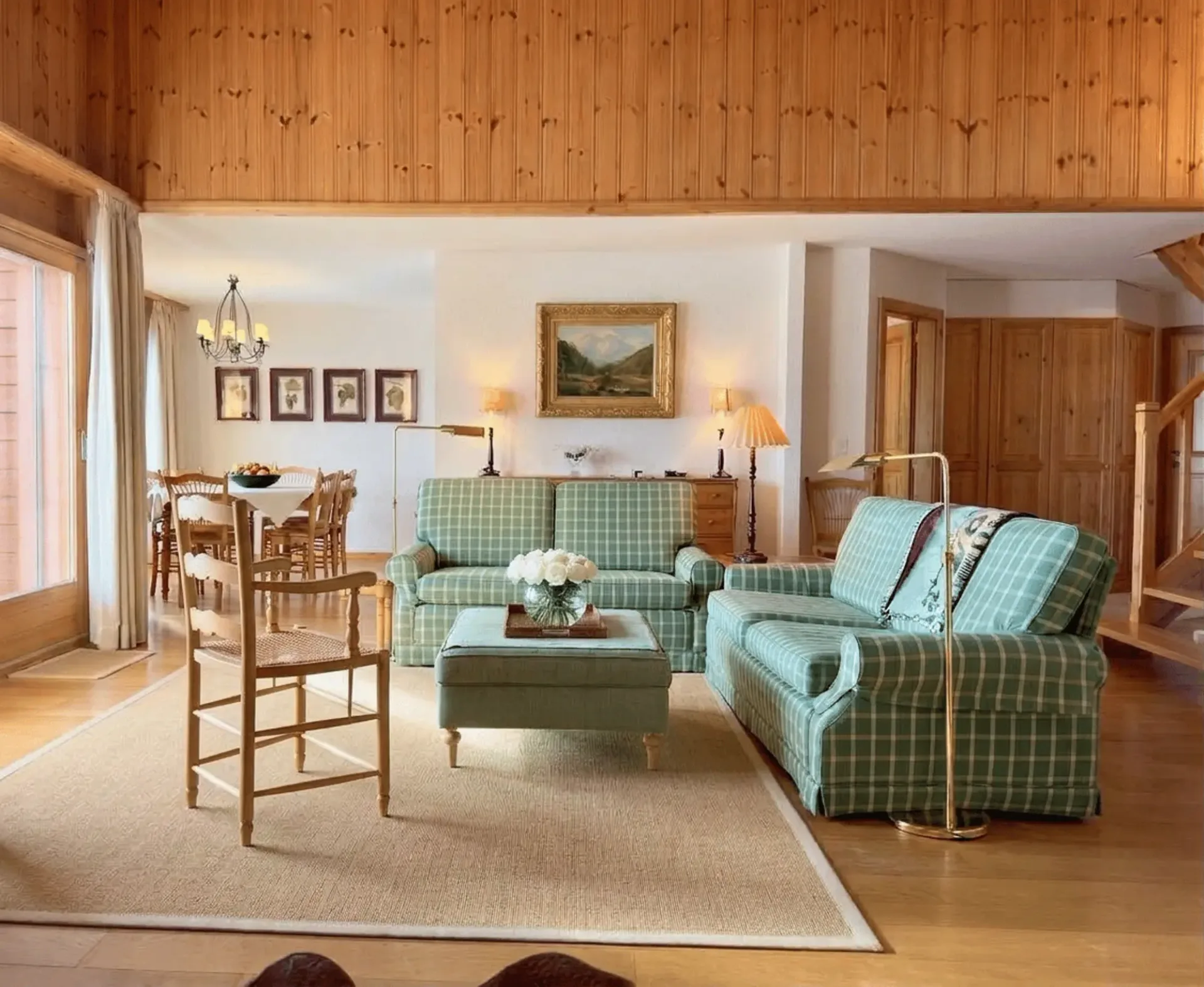 Spacious 4.5-Room Mountain Apartment with Stunning Alpine Views in Lens