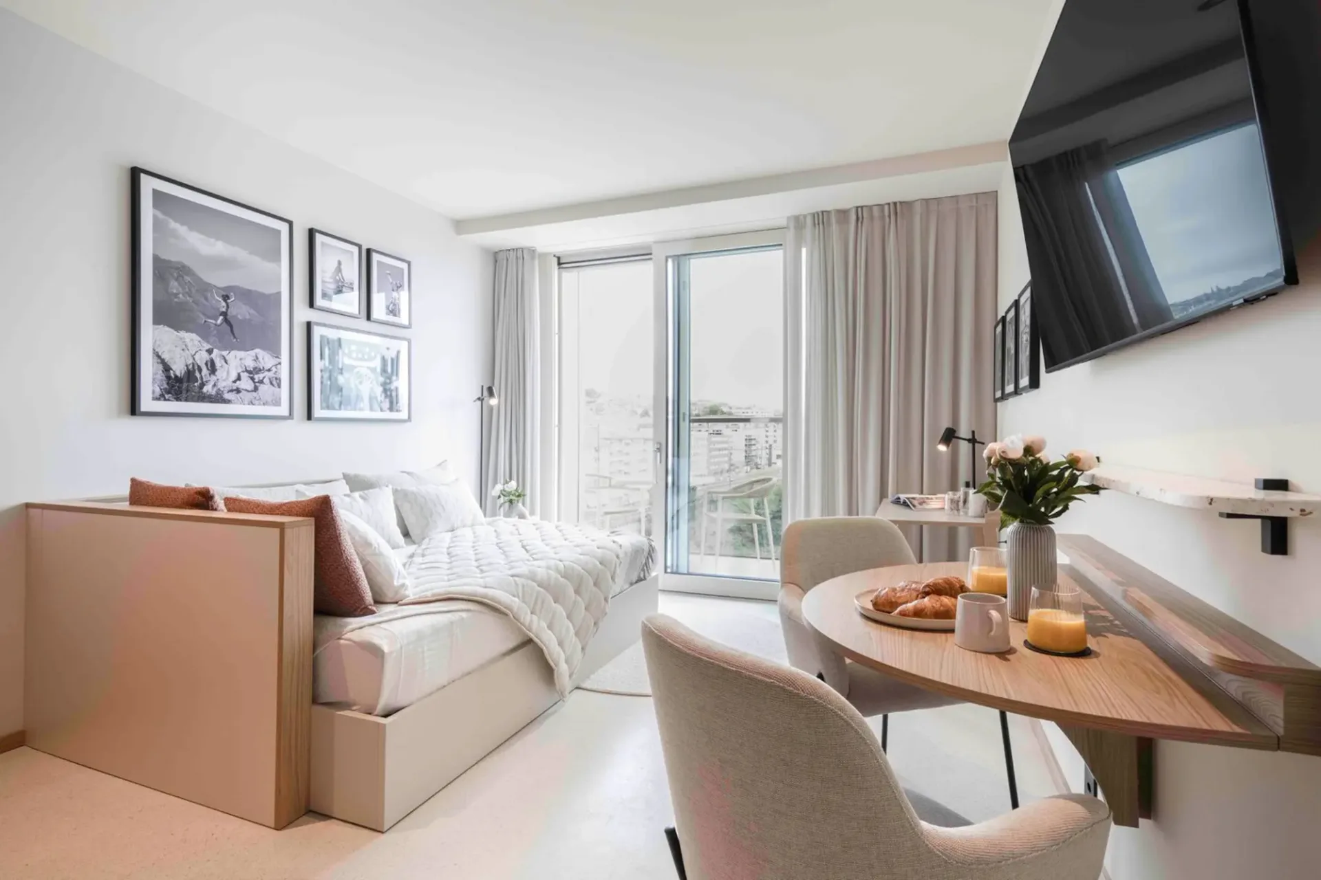 Komfortable möblierte Studios im Tilia Tower – Prilly, Lausanne