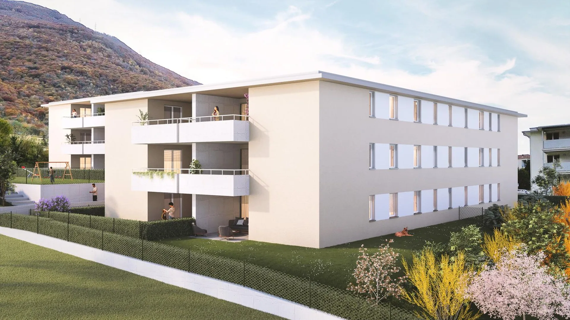 Elegantes Appartement mit schöner Dachterrasse im letzten Stock