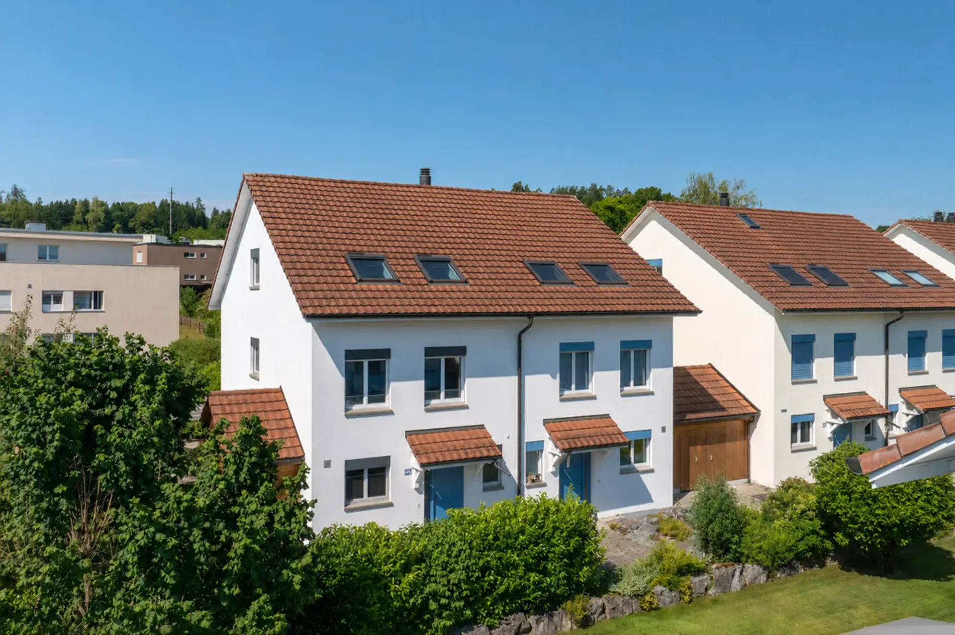 5.5-Zimmer-Doppelhaushälfte mit rund 168 Quadratmetern Wohnfläche