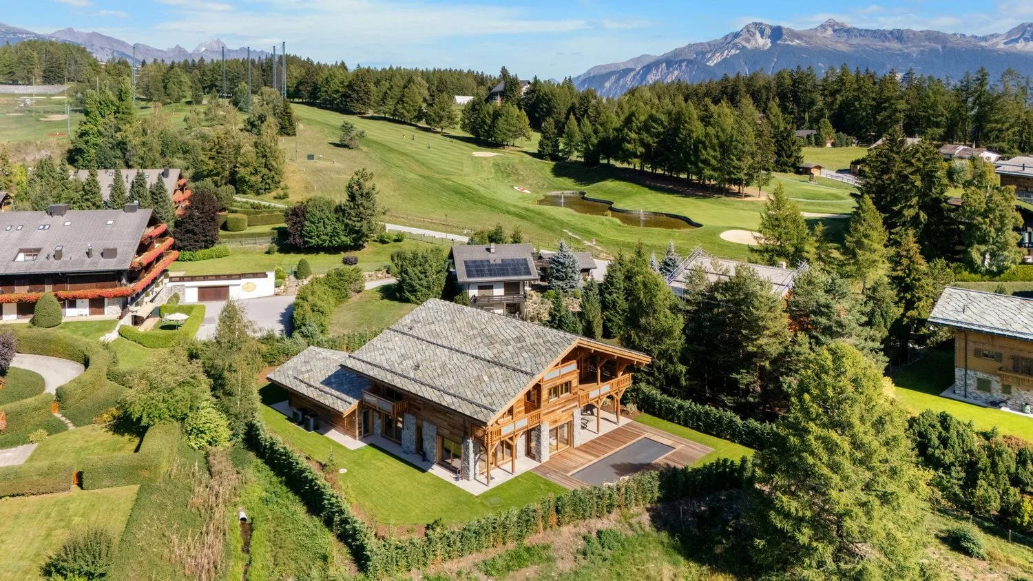 Chalet d'exception en bordure du Golf