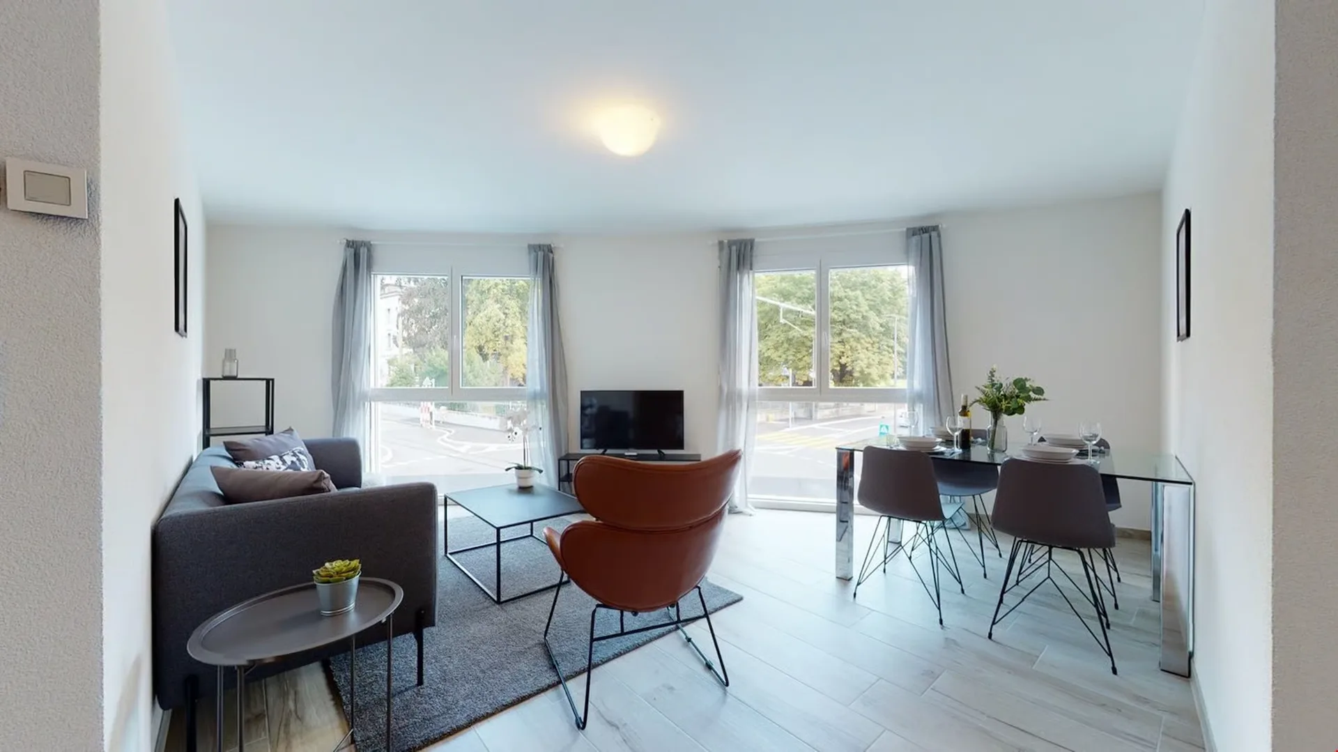 Moderne, vollständig möbliertes Apartment in Aigle
