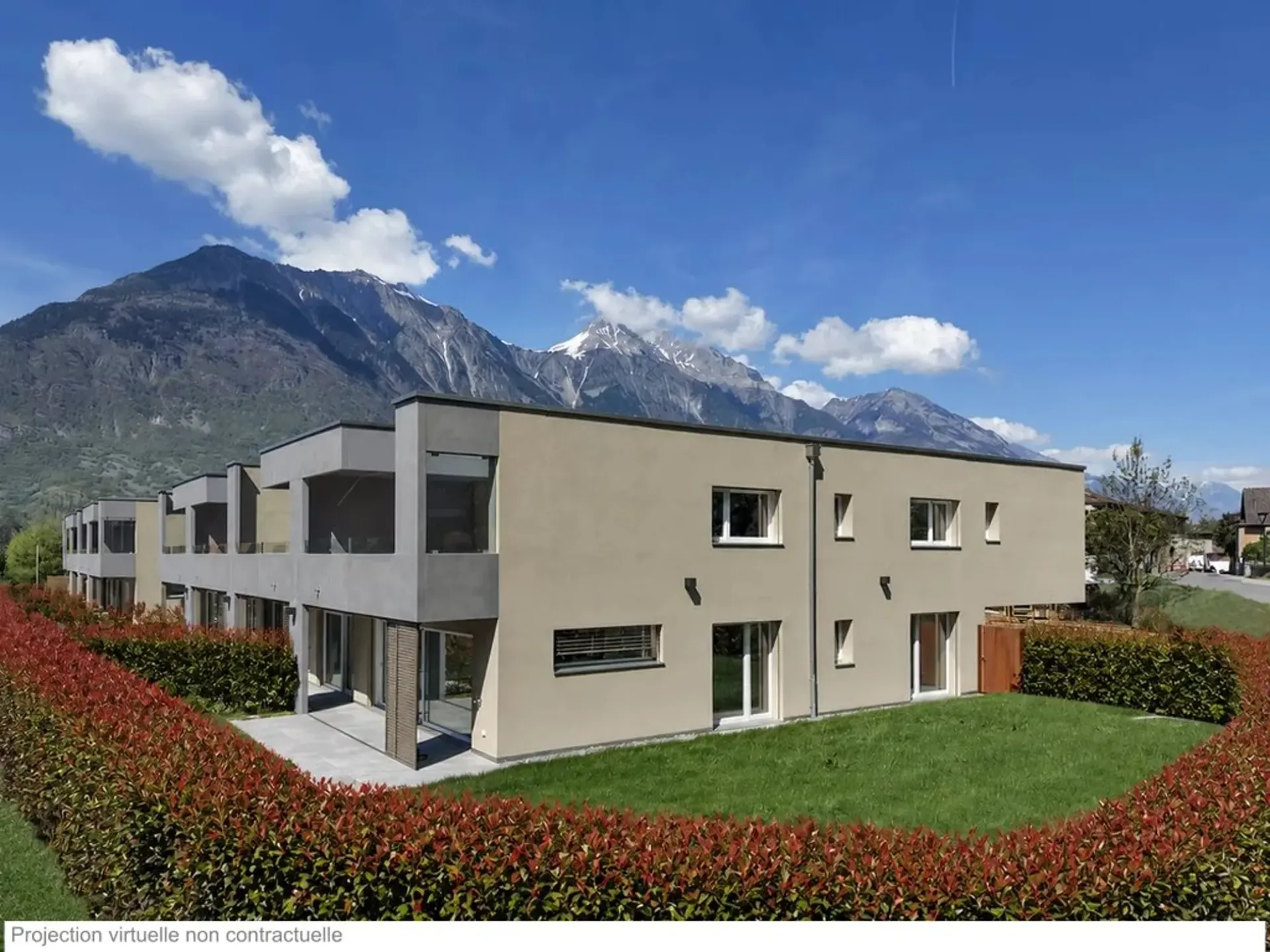 Attique neuf de 3.5 p. - Minergie - Vue - Martigny