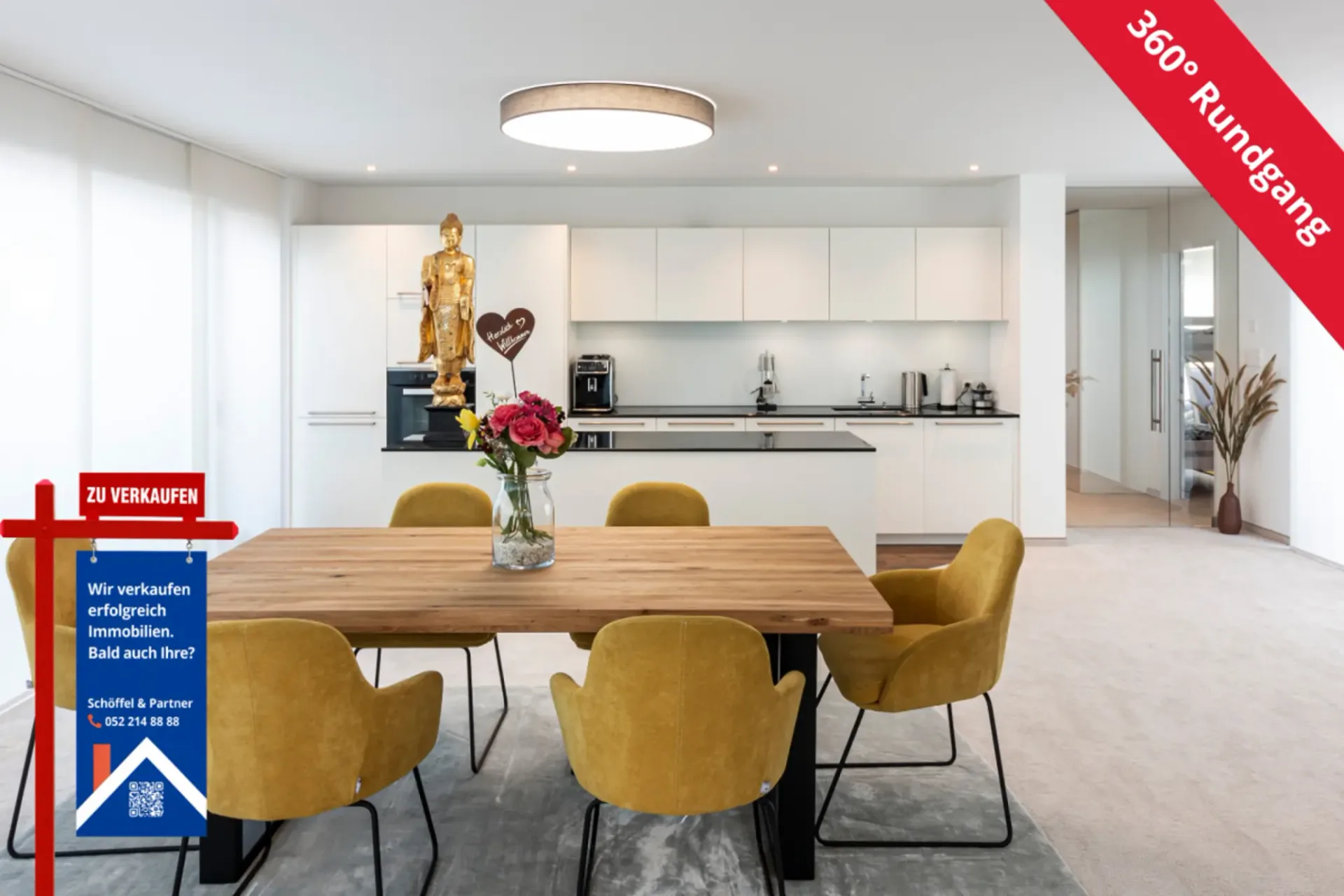 Exklusive 3½-Zimmer-Attikawohnung mit grosser Terrasse