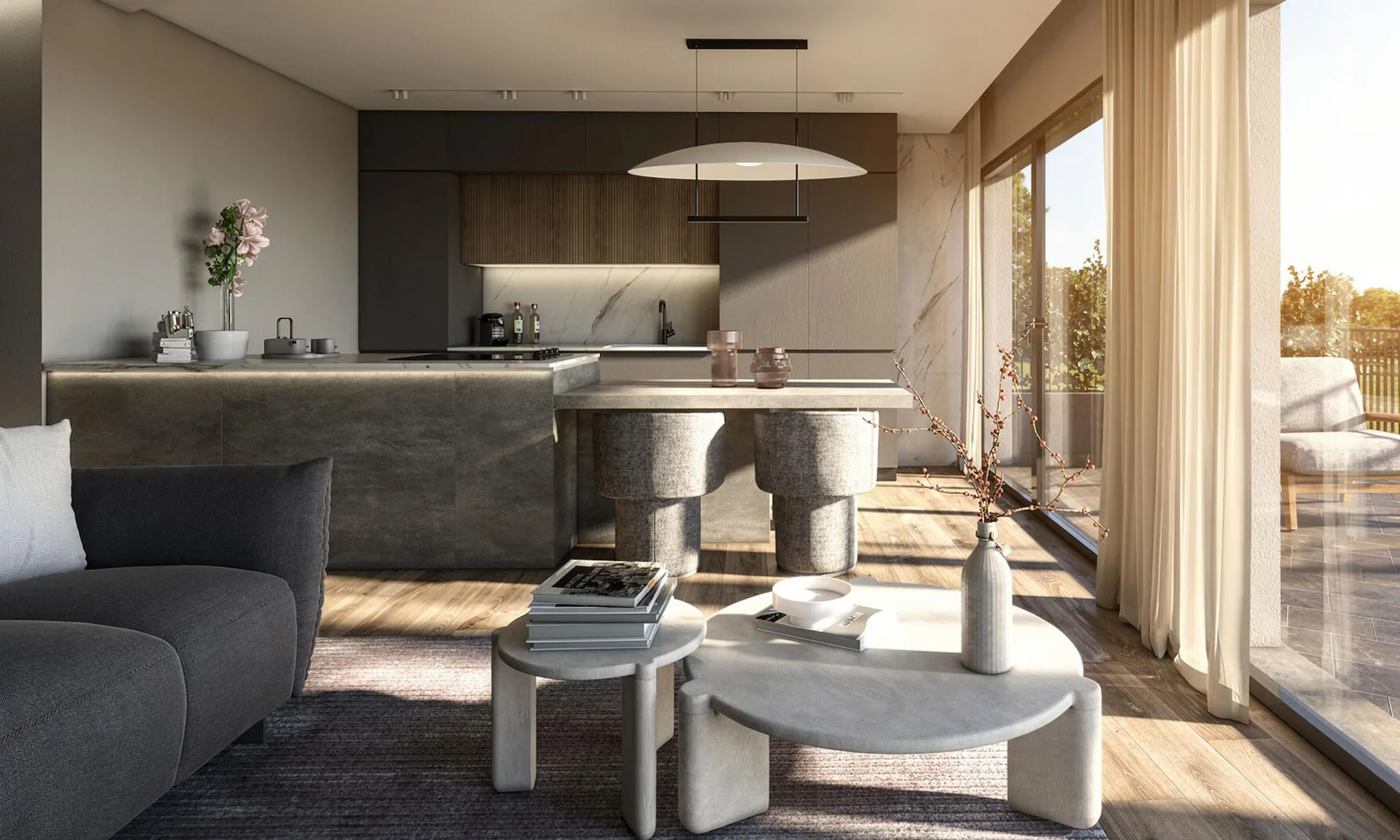 Moderne 4.5 Zimmer mit großem Garten und Terrasse in Lumino