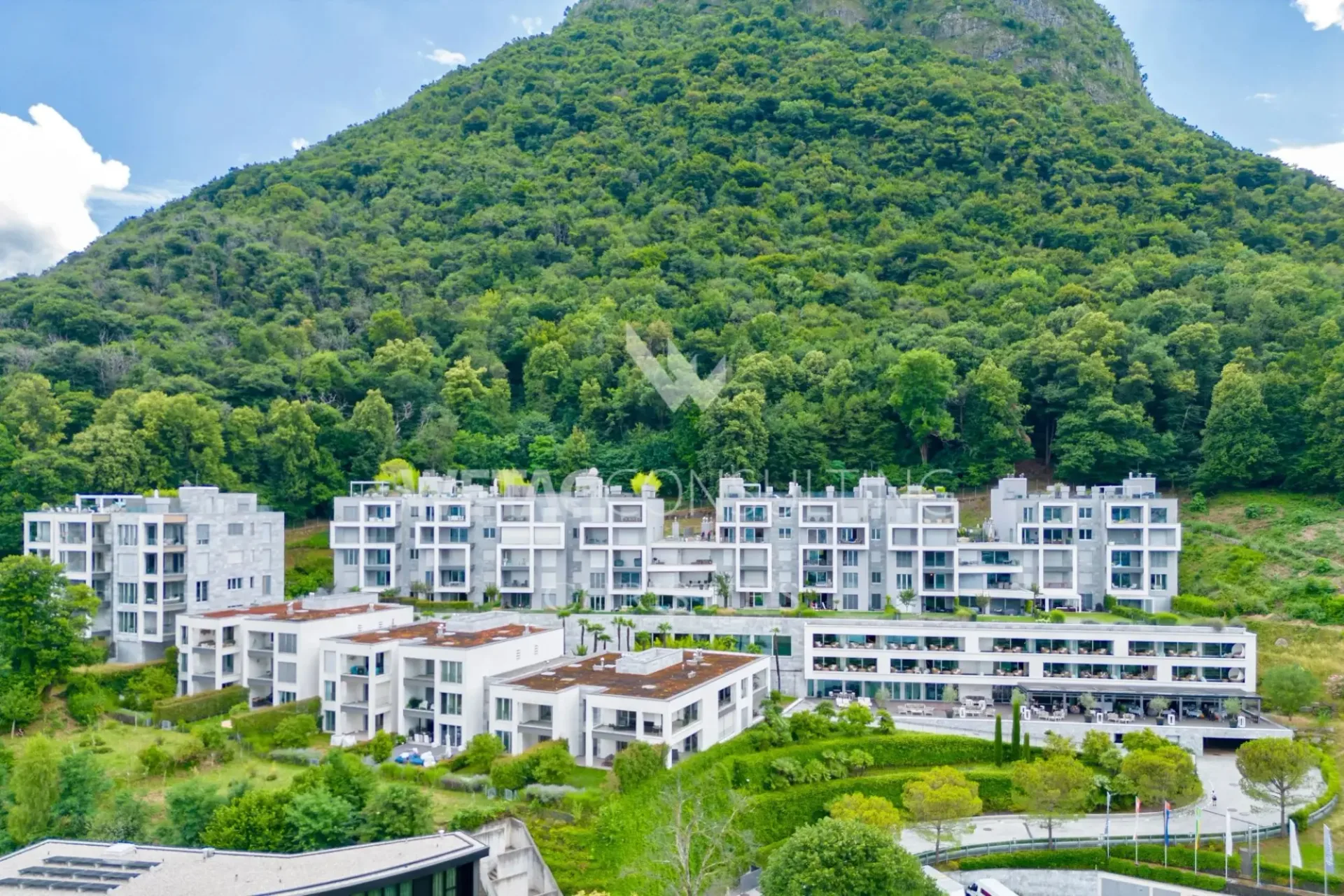 Residenza Emerald Living: moderne Wohnung in Lugano-Paradiso mit Blick auf den Luganersee zu verkaufen
