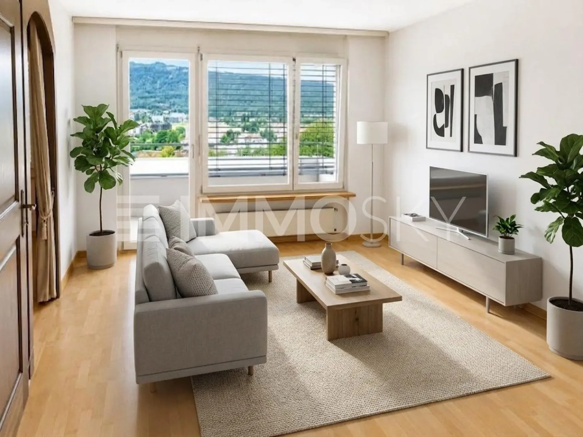 Lichtdurchflutete Wohlfühlwohnung mit schöner Aussicht
