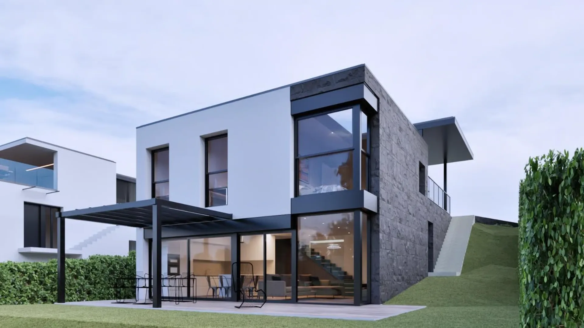 Moderne Villa in naher Zukunft in Villa Luganese