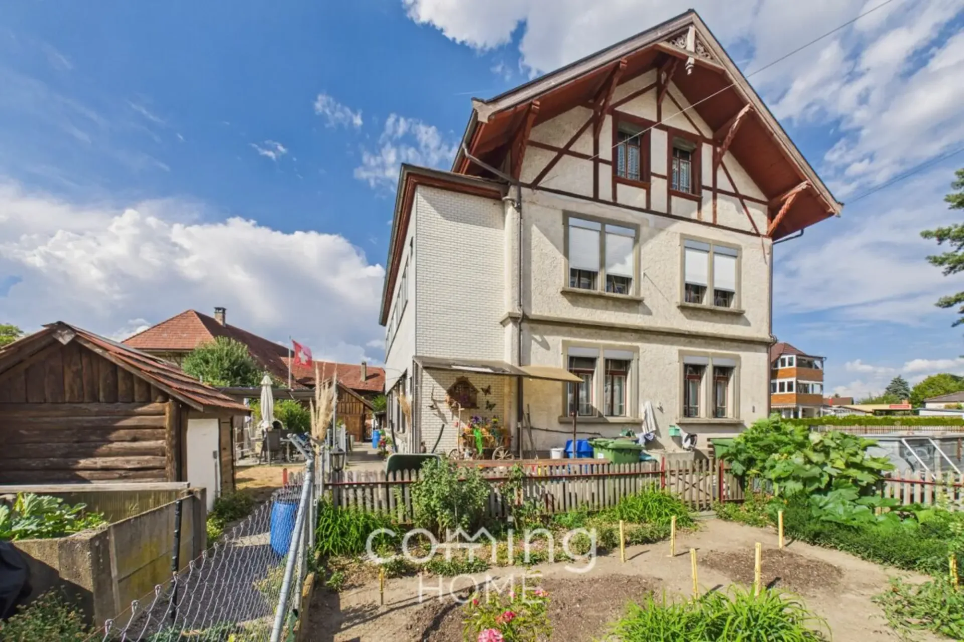 Gepflegte 4.5-Zimmer-Wohnung mit Garten und Sommerlaube in Thörigen